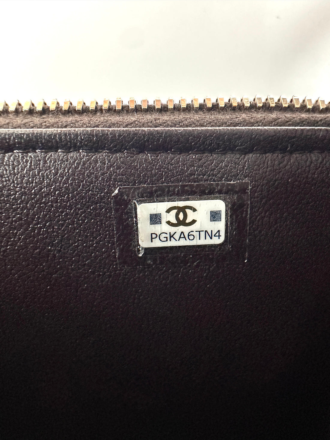 Chanel Purple Quilted Leather Vanity Case With Gold Hardware(PG***N4) CC1715