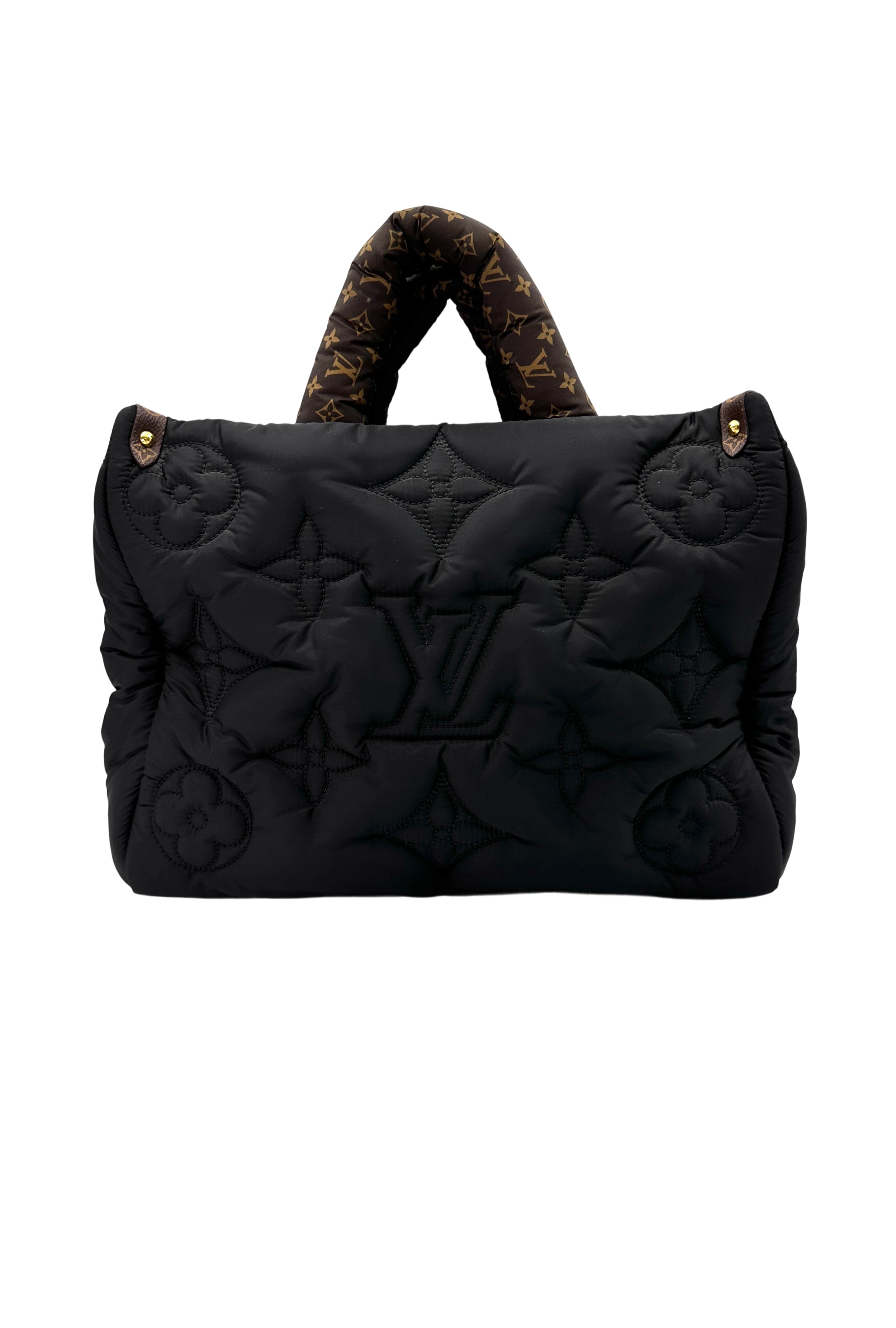 Louis Vuitton Pillow OnTheGo Black Econyl Monogram Puffer Handle Bag LV2395