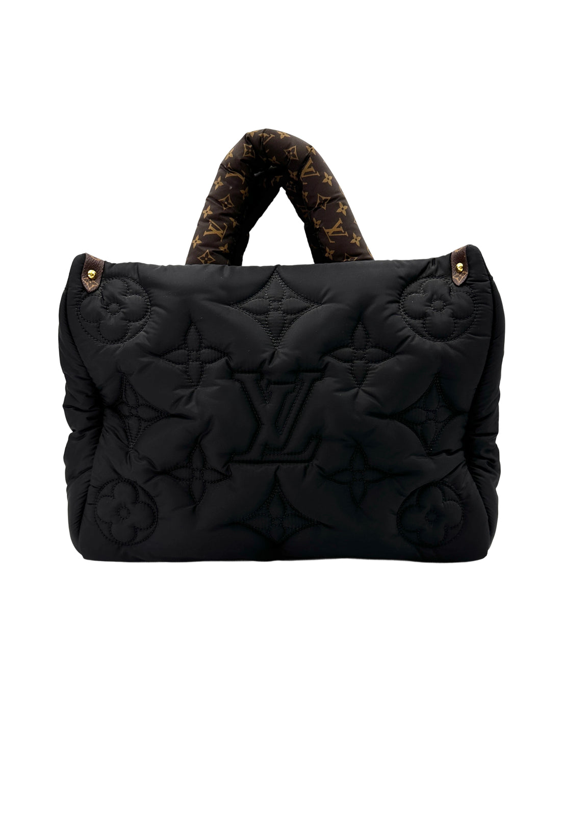 Louis Vuitton Pillow OnTheGo Black Econyl Monogram Puffer Handle Bag LV2395