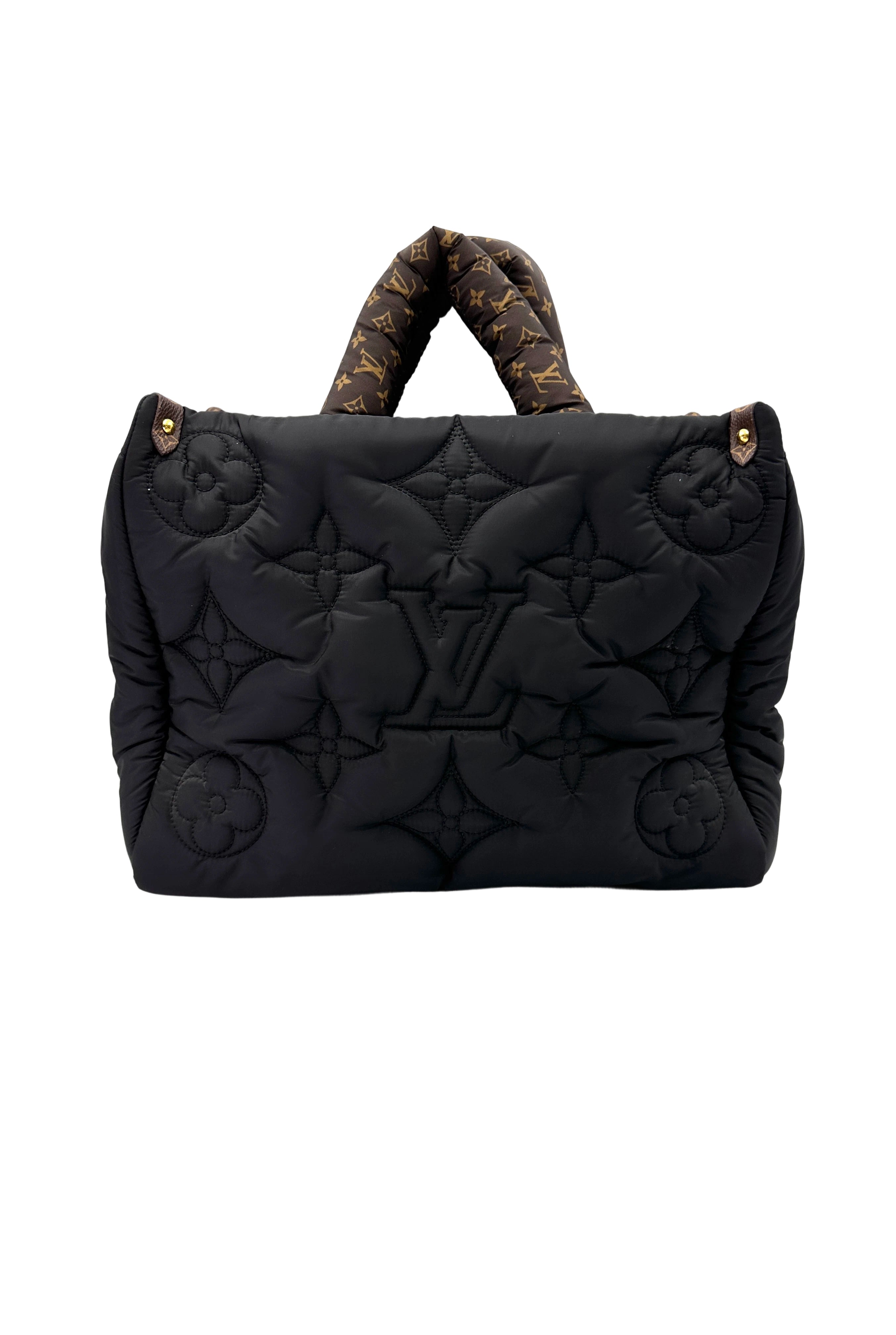 Louis Vuitton Pillow OnTheGo Black Econyl Monogram Puffer Handle Bag LV2395