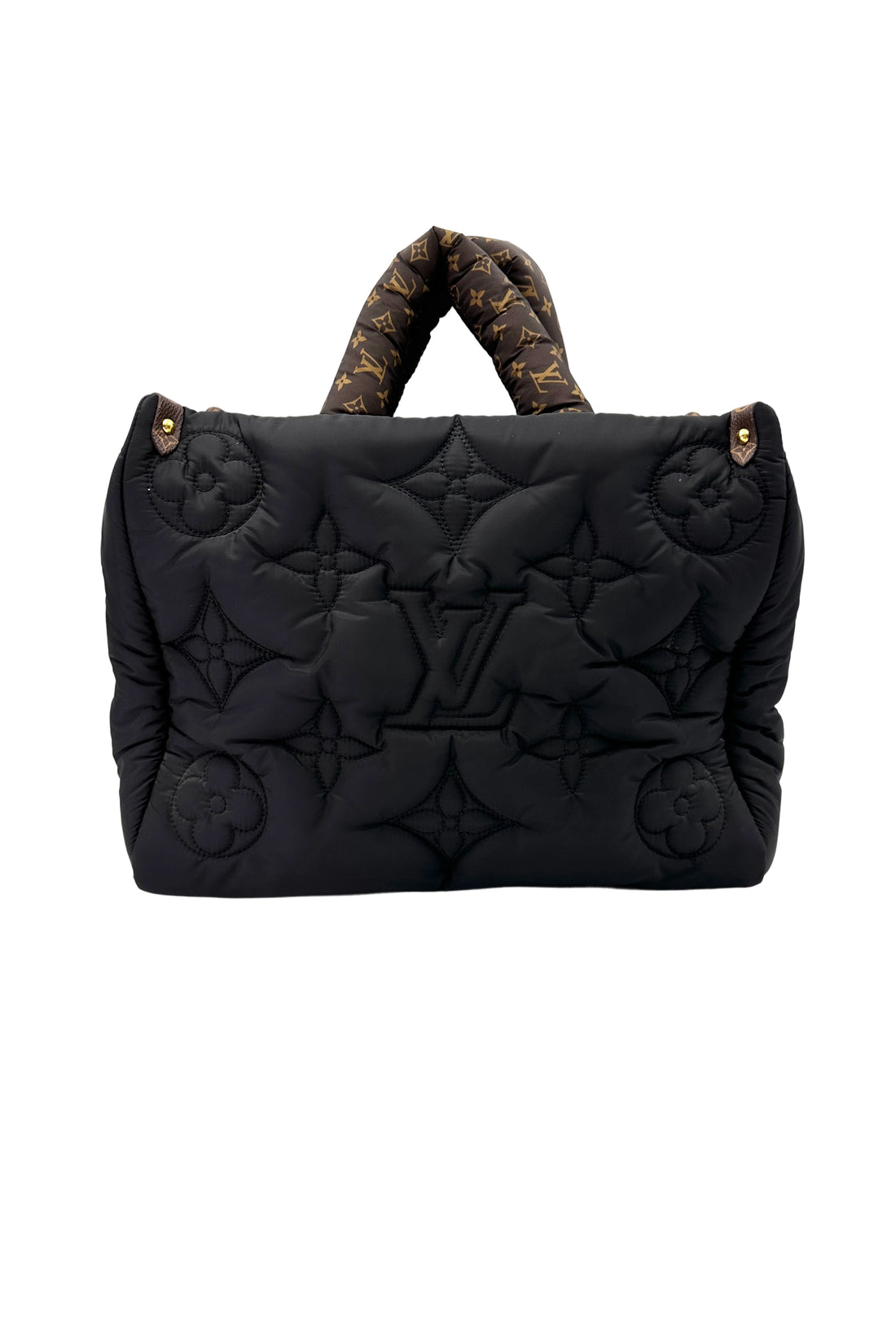 Louis Vuitton Pillow OnTheGo Black Econyl Monogram Puffer Handle Bag LV2395