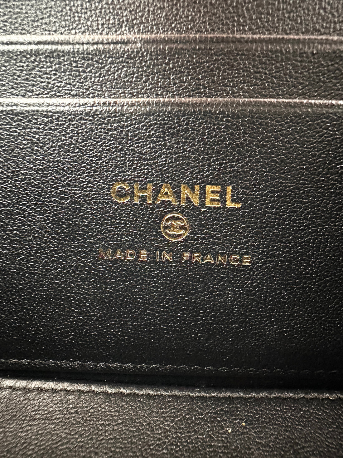 Chanel Black Quilted Lambskin Vanity Case With Gold Hardware(UA***61) CC1721