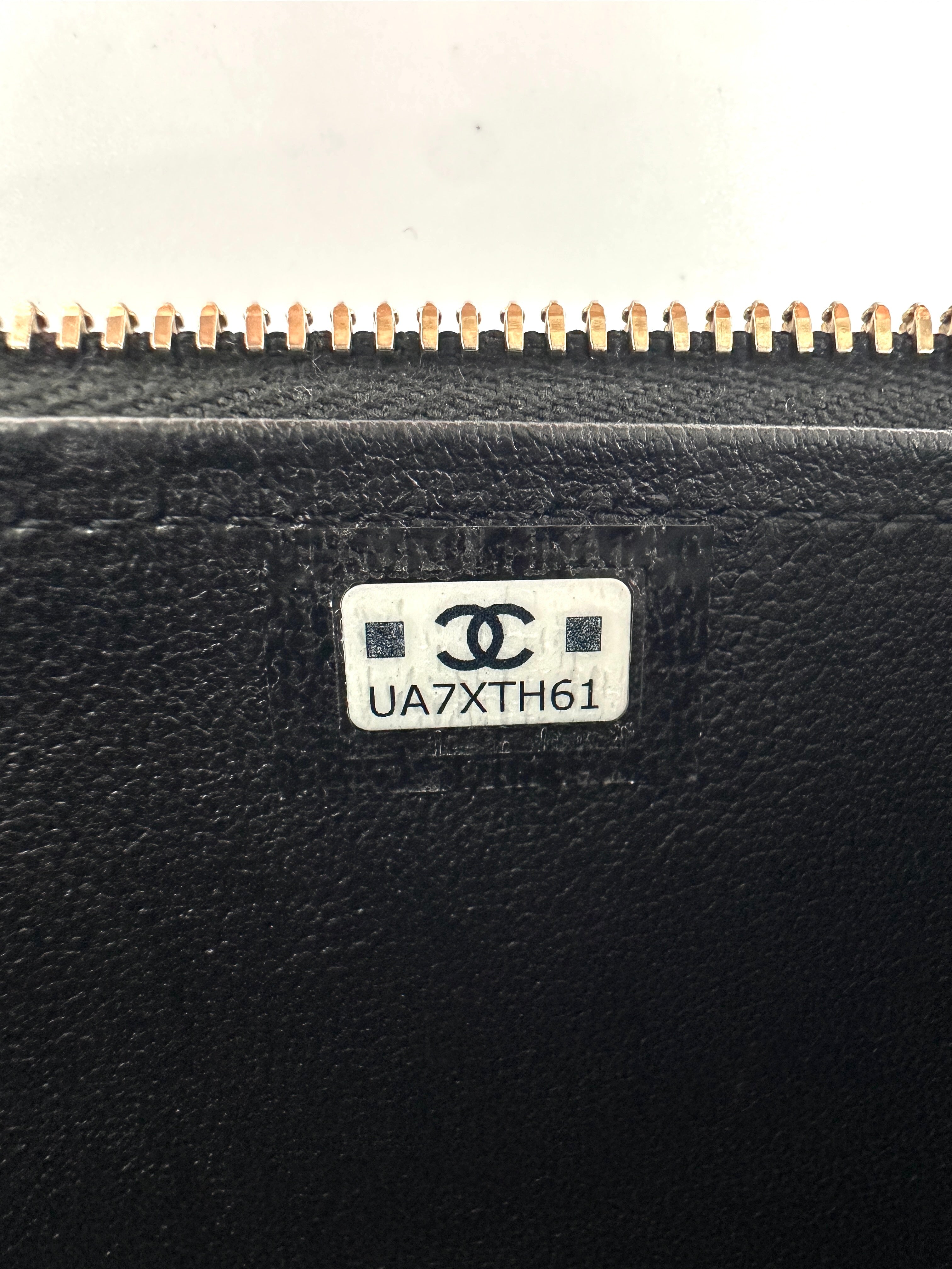Chanel Black Quilted Lambskin Vanity Case With Gold Hardware(UA***61) CC1721