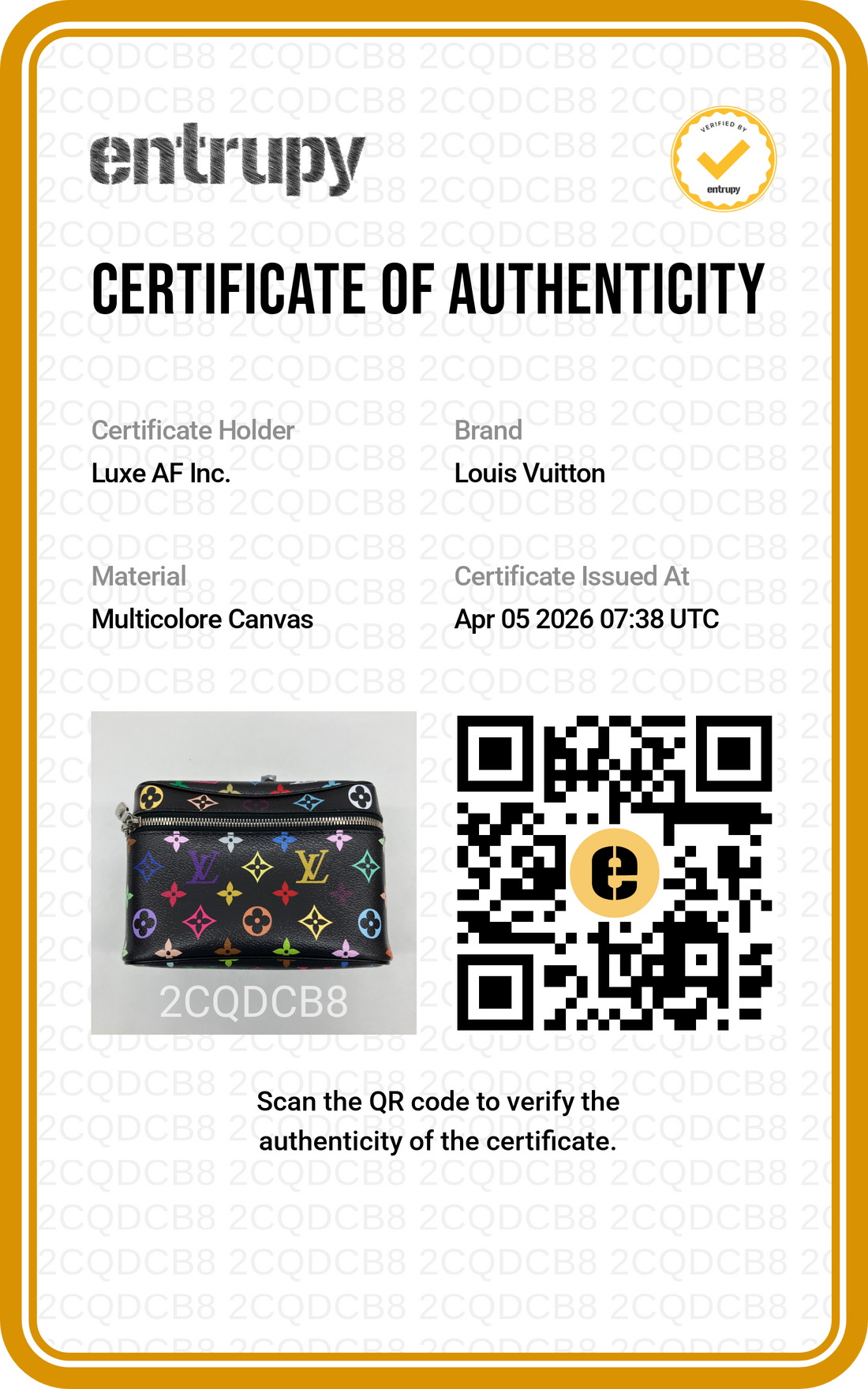 Louis Vuitton x Takashi Murakami Nice Mini Black Multicolor Bag LV2397