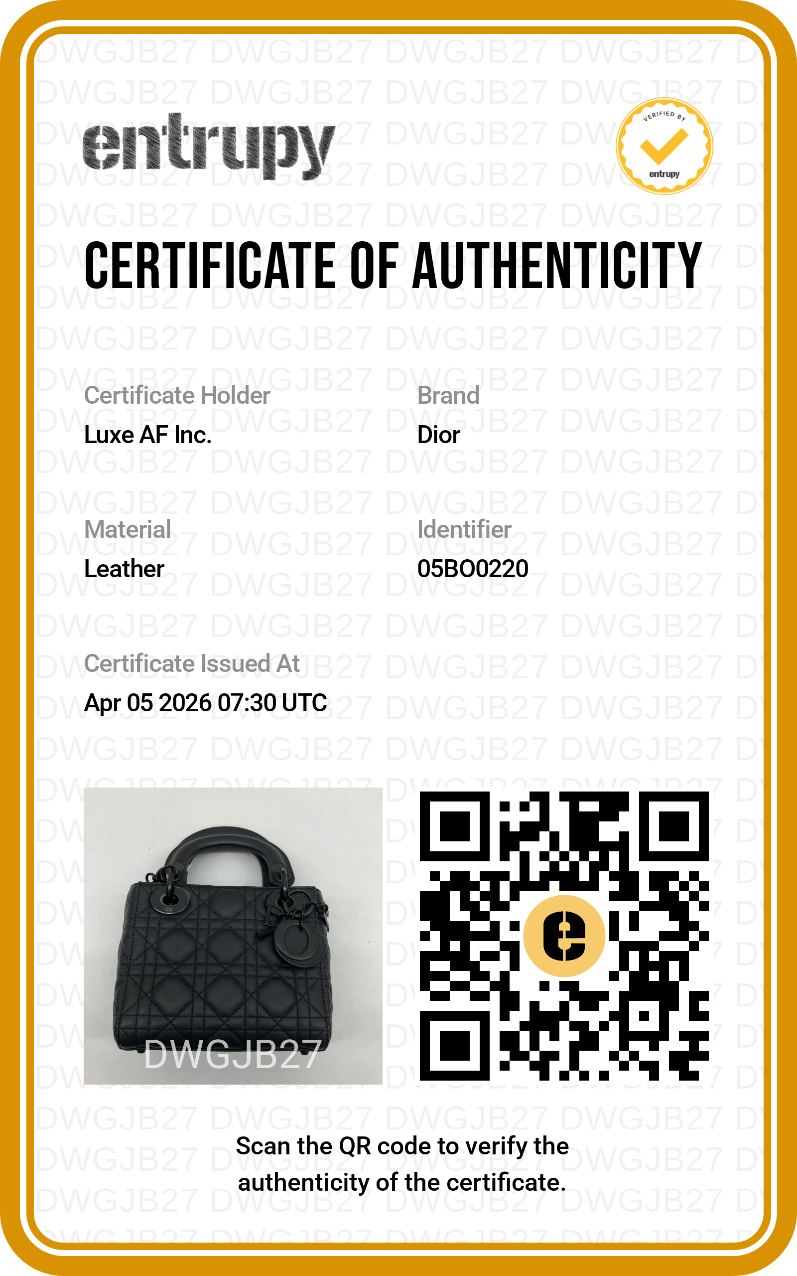 Christian Dior Lady Dior Black Ultramatte Cannage Leather Handle Bag With Tonal Charms DR656
