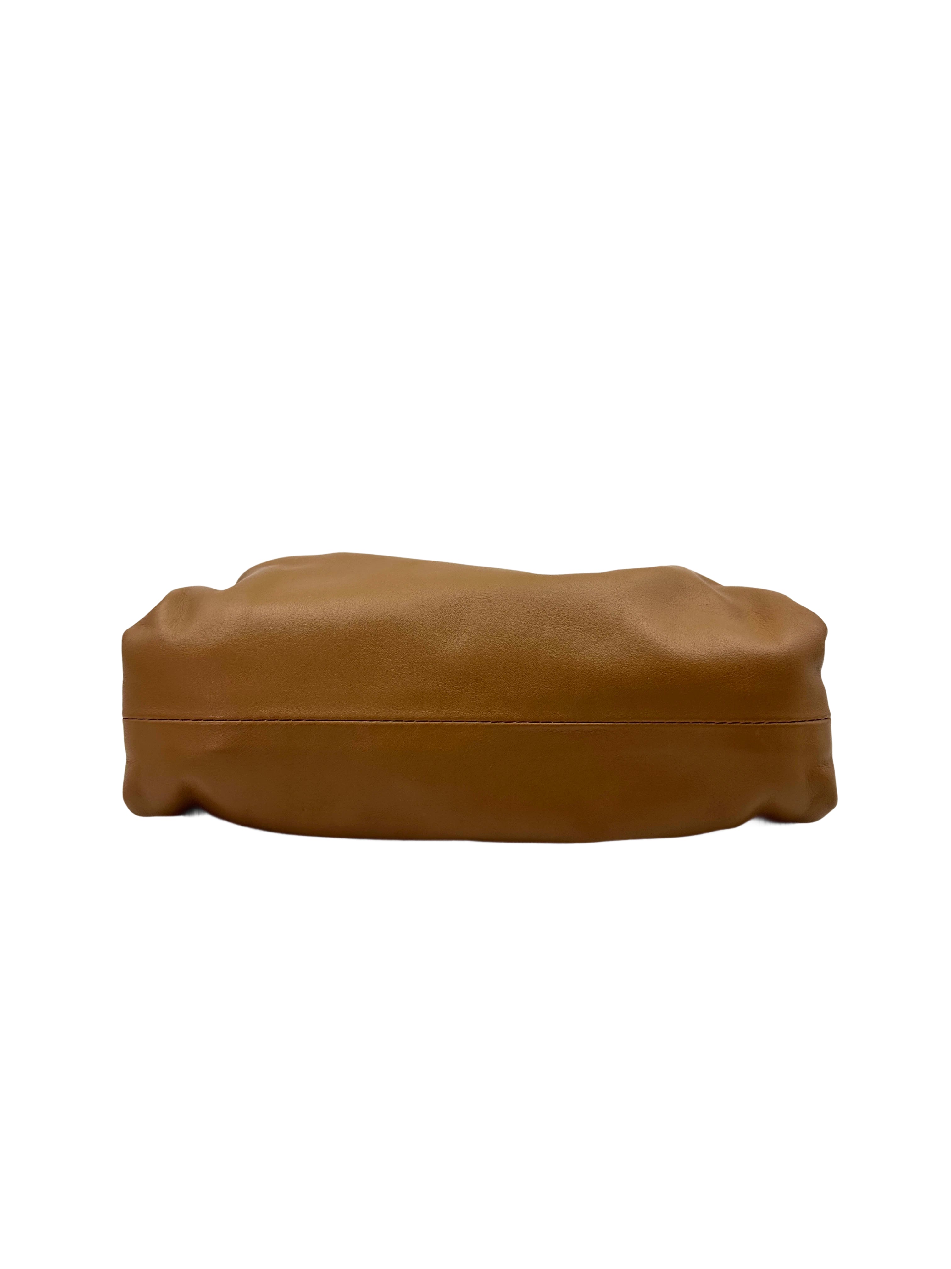 Bottega Veneta The Mini Pouch Brown Leather Small Size Bag BV123
