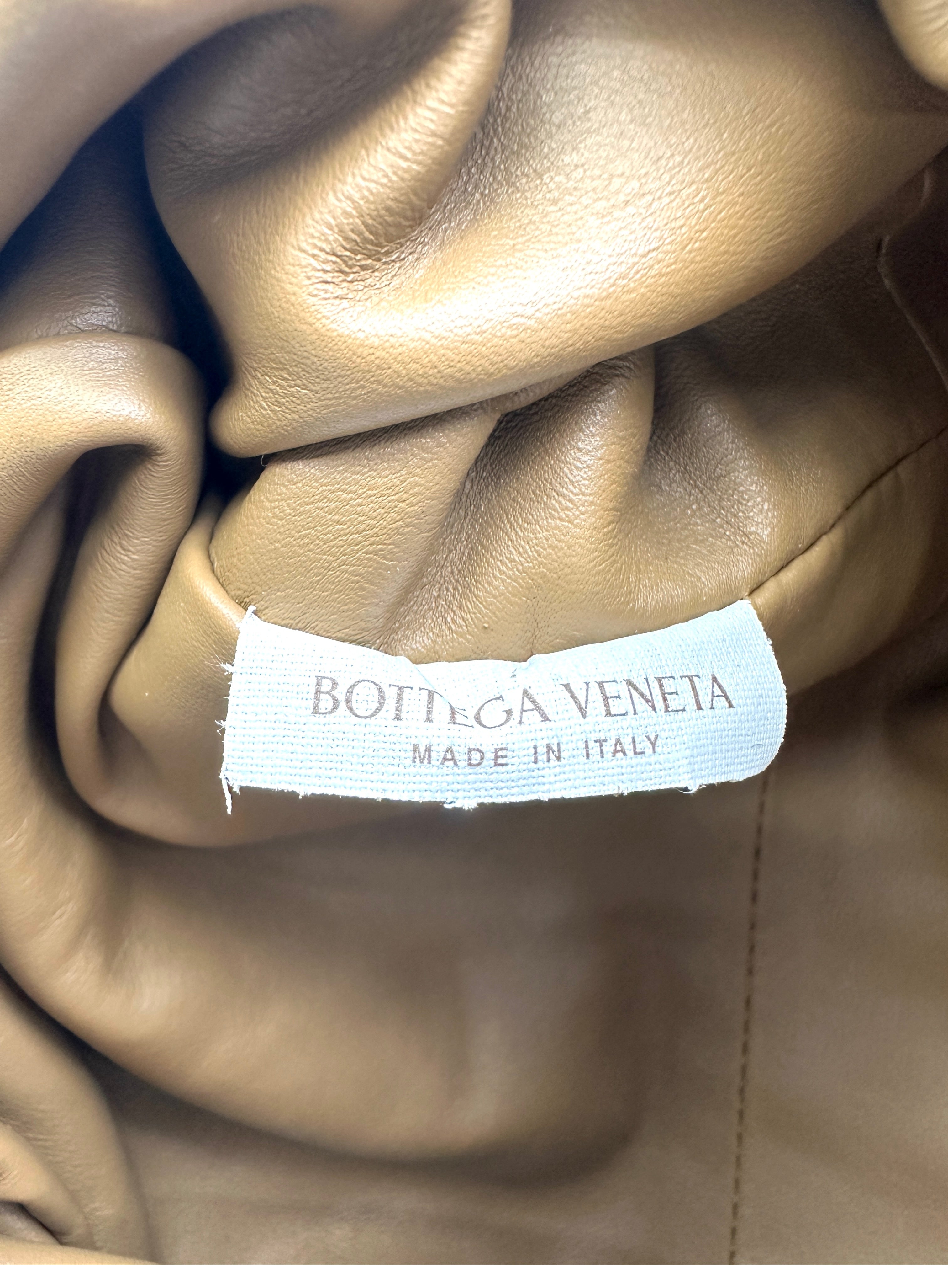 Bottega Veneta The Mini Pouch Brown Leather Small Size Bag BV123