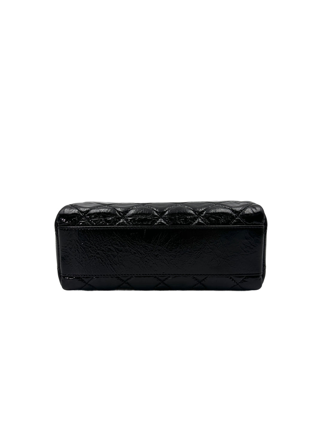 Chanel 23K Black Quilted Leather Riviera Top Handle Bag(EN***CL) CC1727