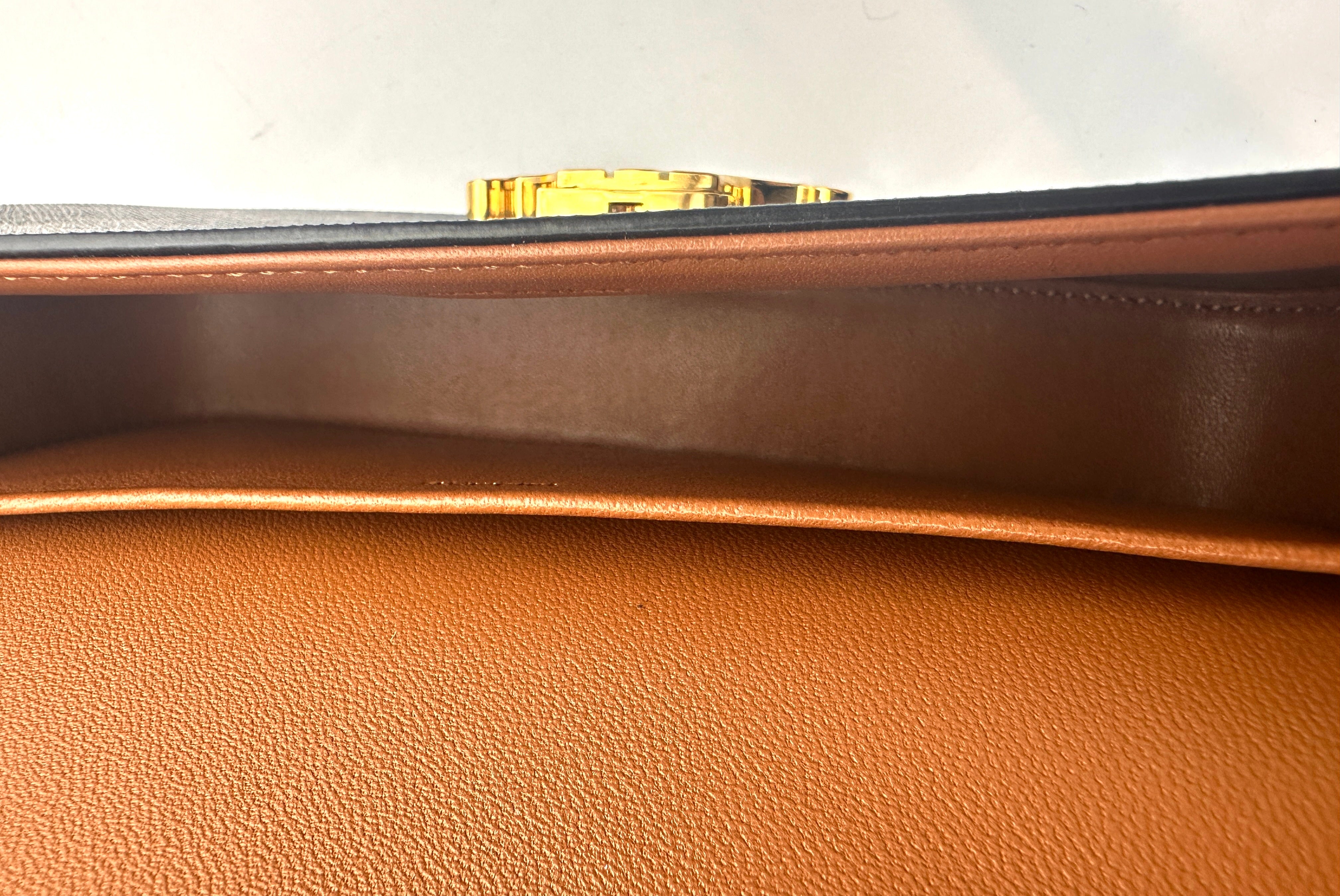 Celine Triomphe Canvas Claude Shoulder Bag CE142