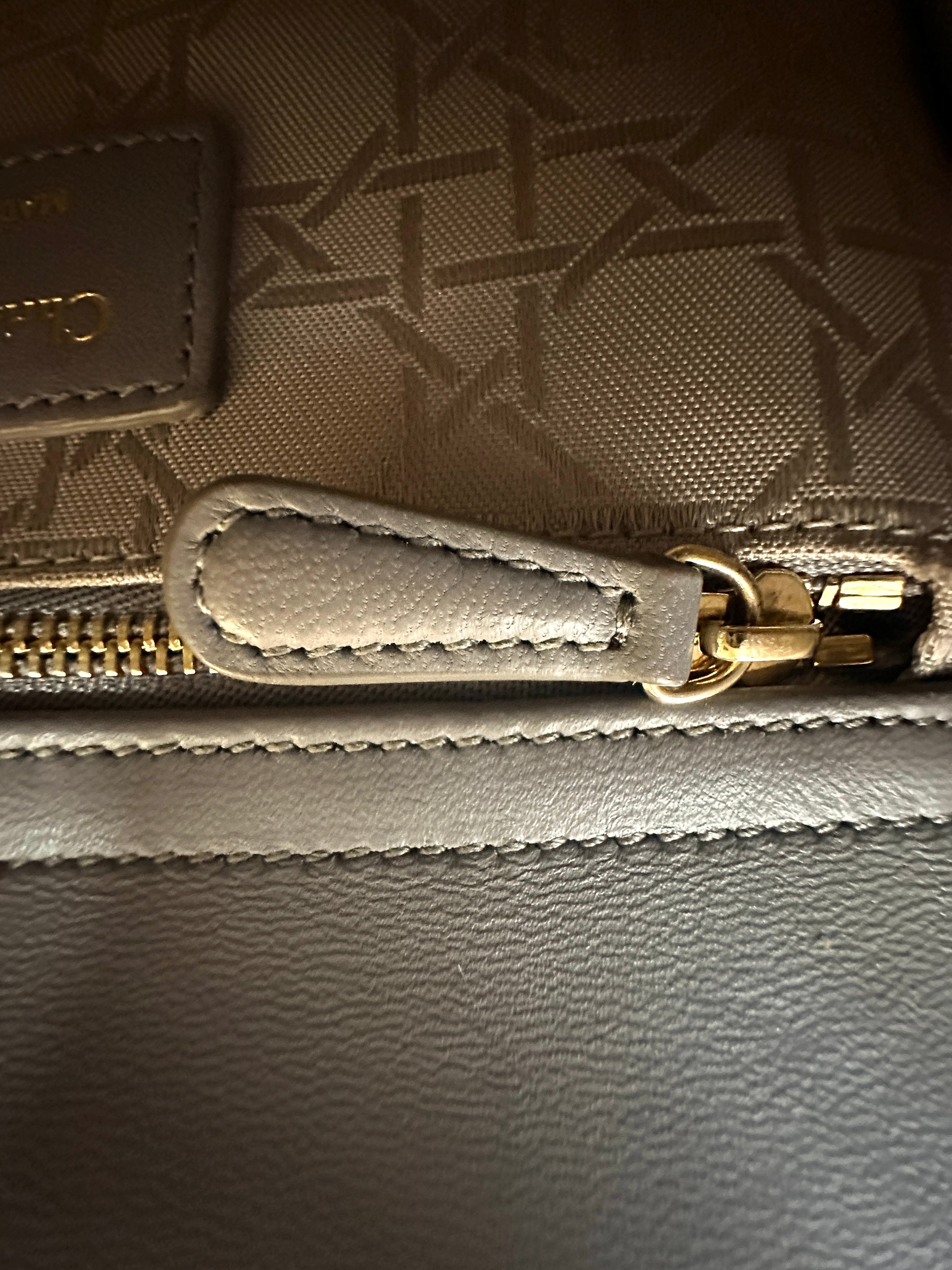 Christian Dior Lady Dior Grey Cannage Leather Handle Bag With Customizable Shoulder Strap DR662