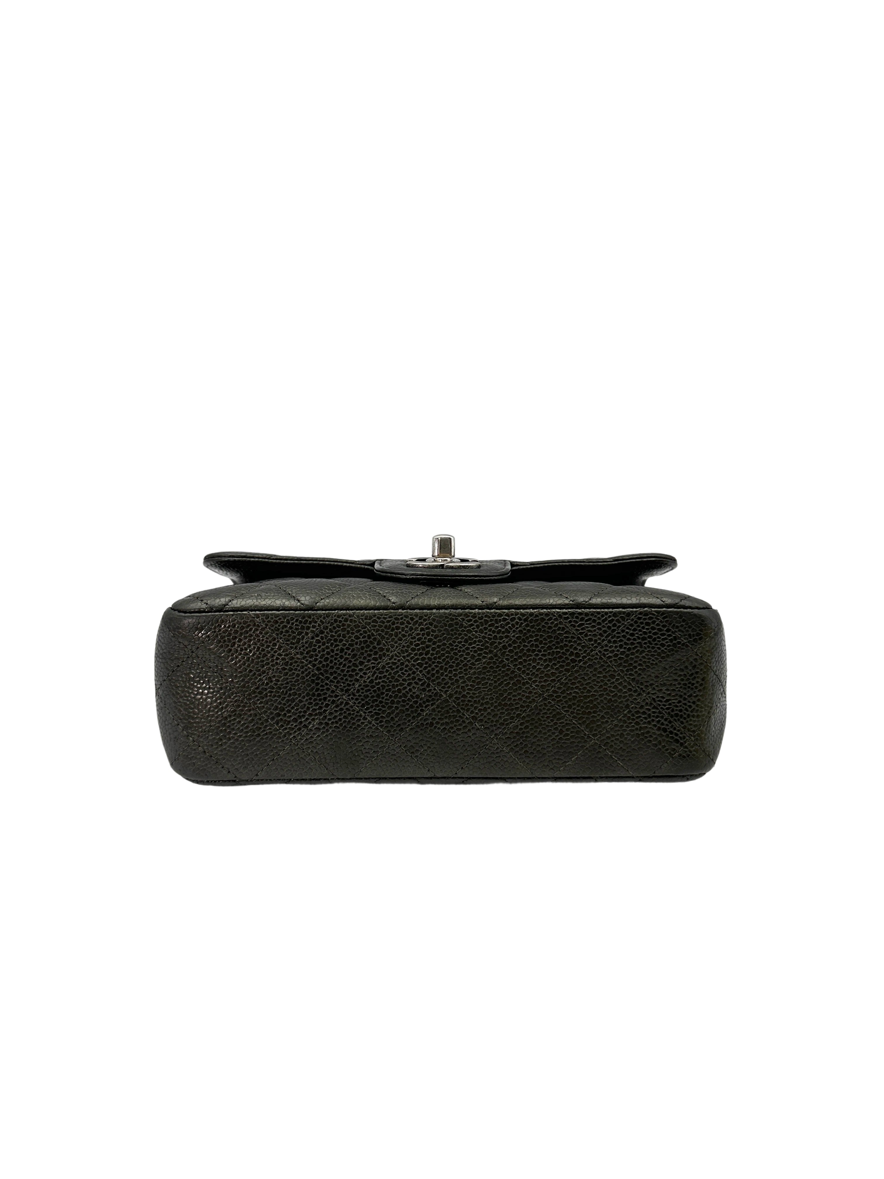 Chanel Classic Flap Dark Green Quilted Calfskin Shoulder Bag(24***90) CC1728