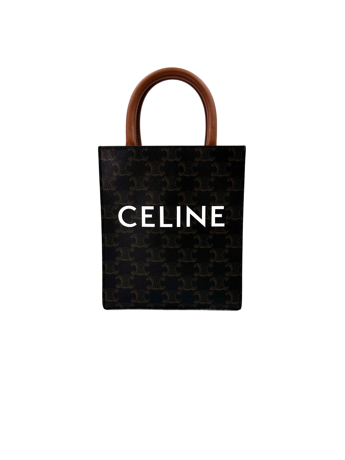 Celine Vertical Cabas Triomphe Canvas Handle Bag CEJ260423