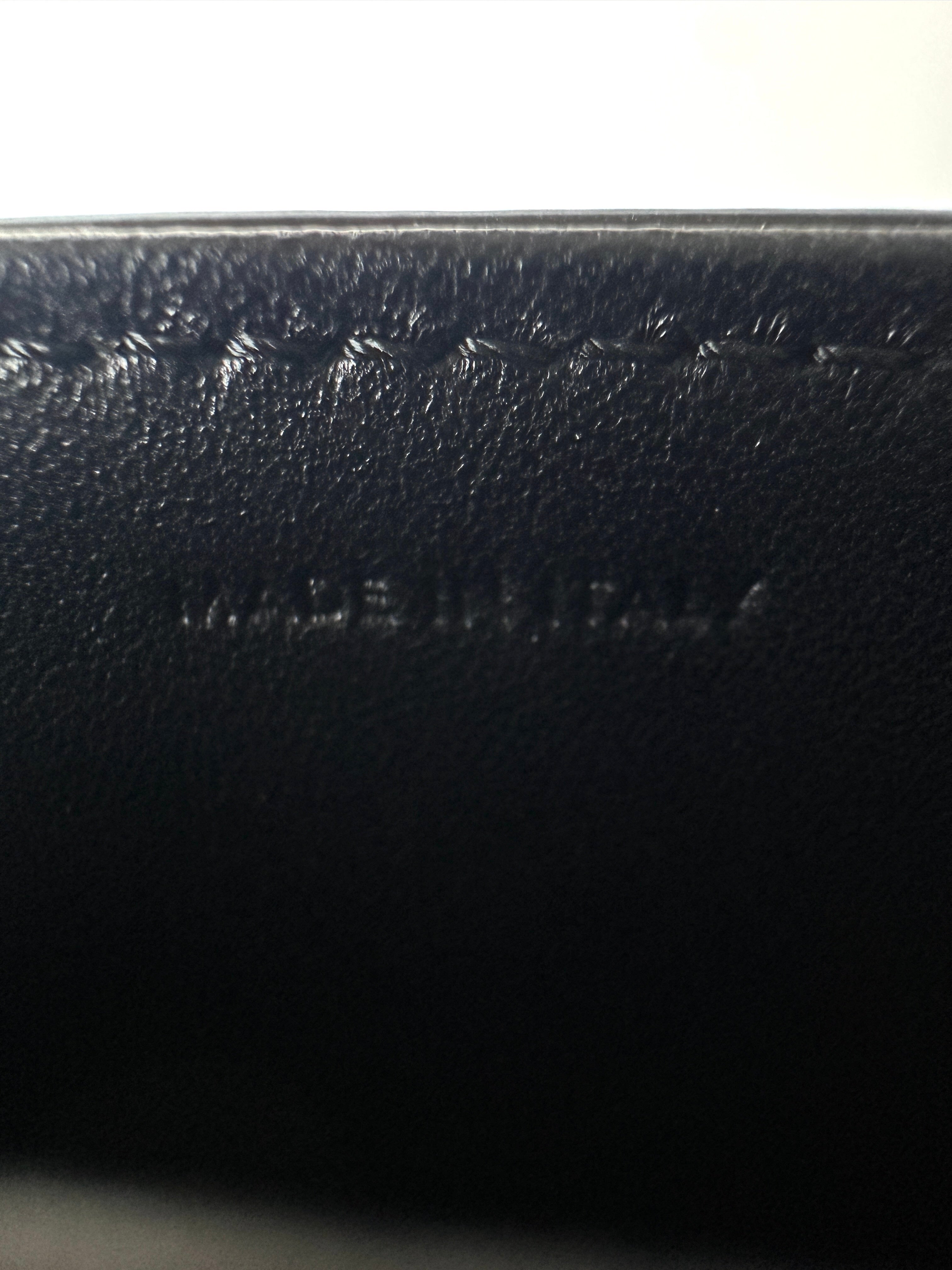 Celine Triomphe Black Leather Shoulder Bag CE148