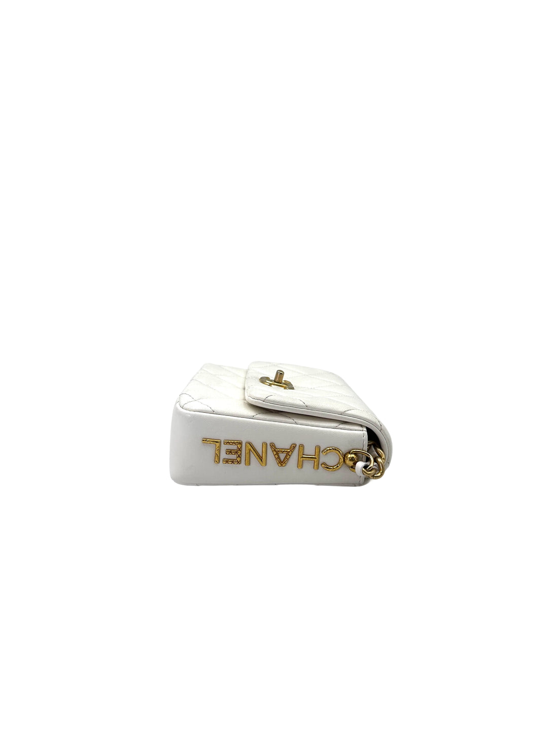 Chanel 21B White Quilted Lambskin Flap Bag With Gold Hardware(HJ***44) CC1735