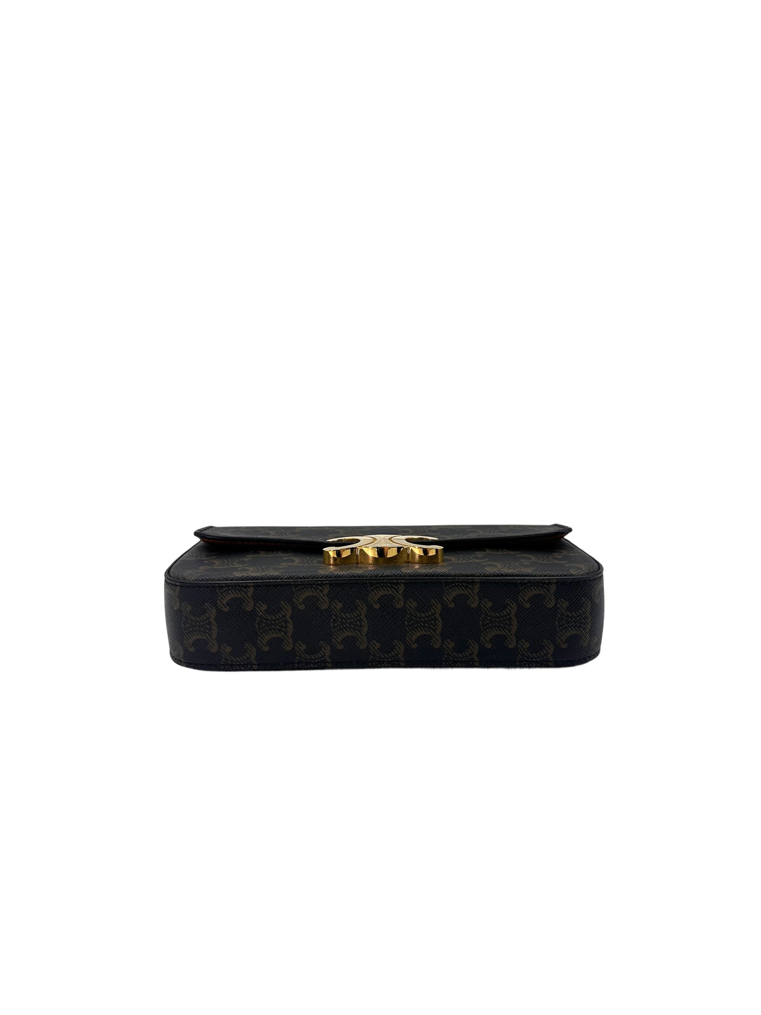 Celine Triomphe Canvas Claude Shoulder Bag CE147