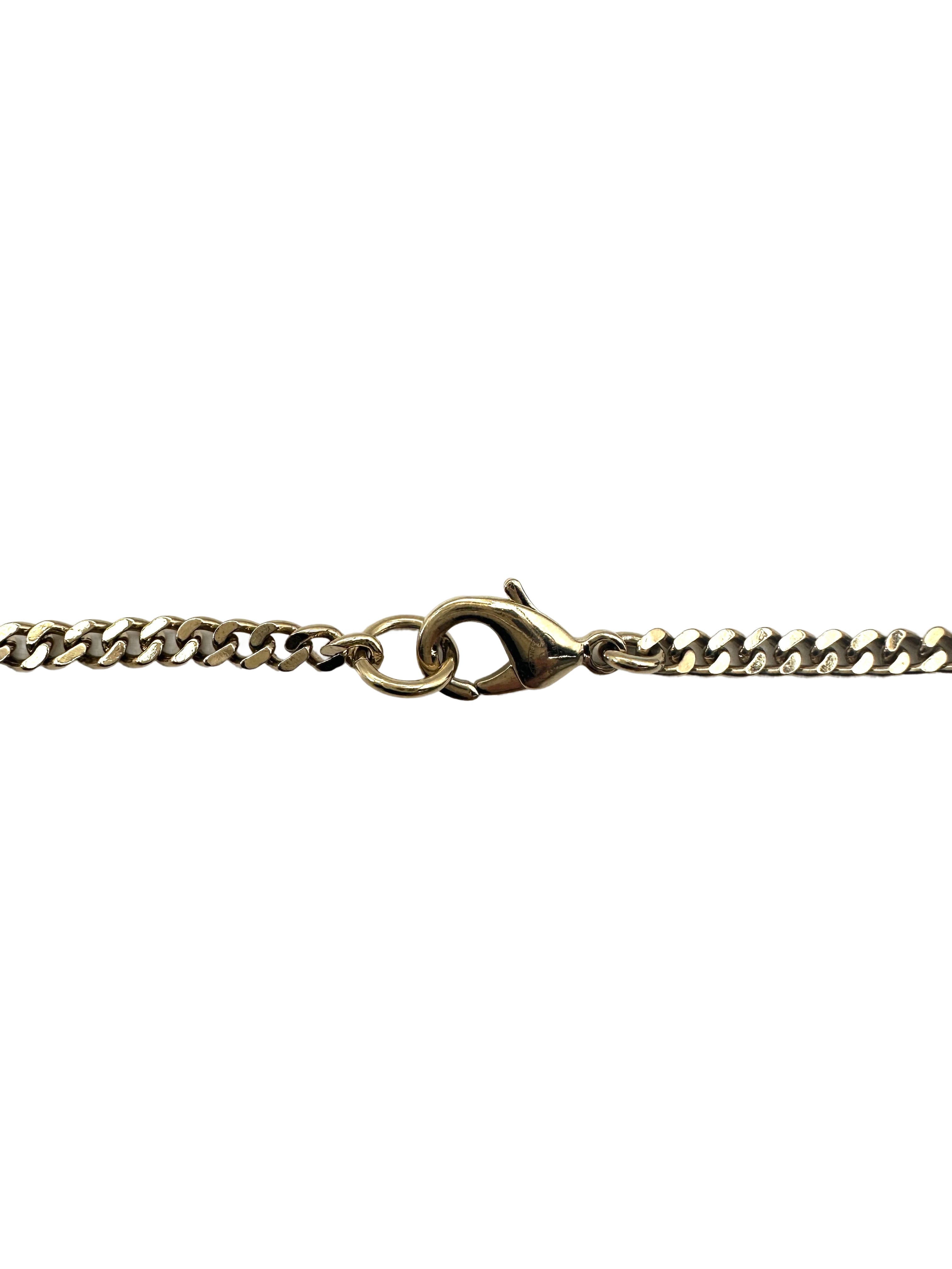 Chanel 23S CC Logo Camellia Flower Basket Pendant Long Necklace CC1731