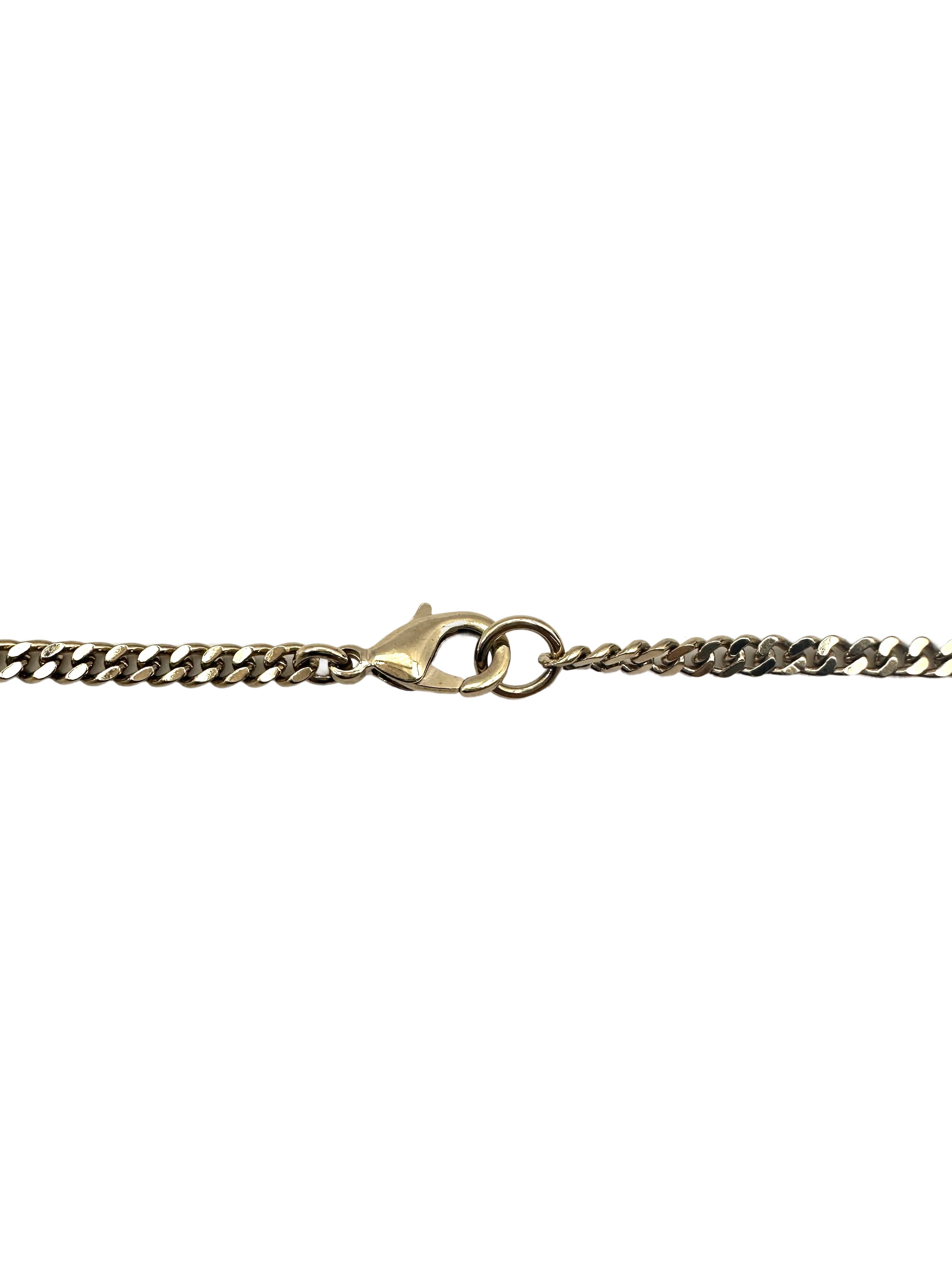 Chanel 23S CC Logo Camellia Flower Basket Pendant Long Necklace CC1731
