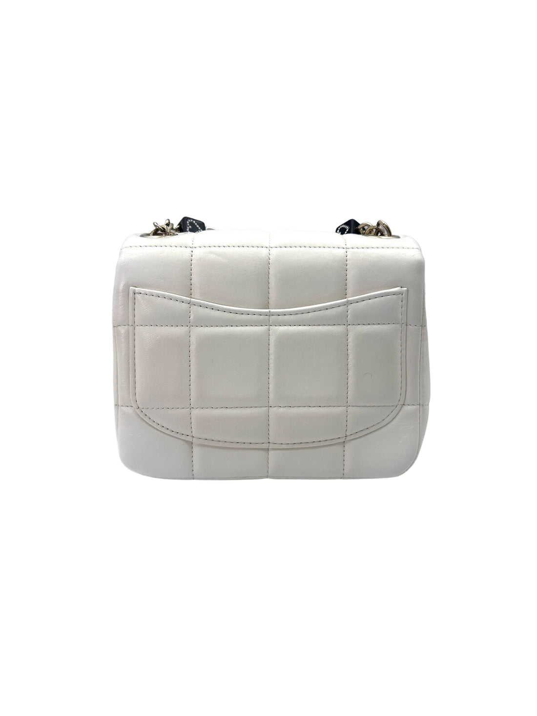 Chanel White Quilted Leather Flap Bag With Gold Hardware(AE***4E) CC1734