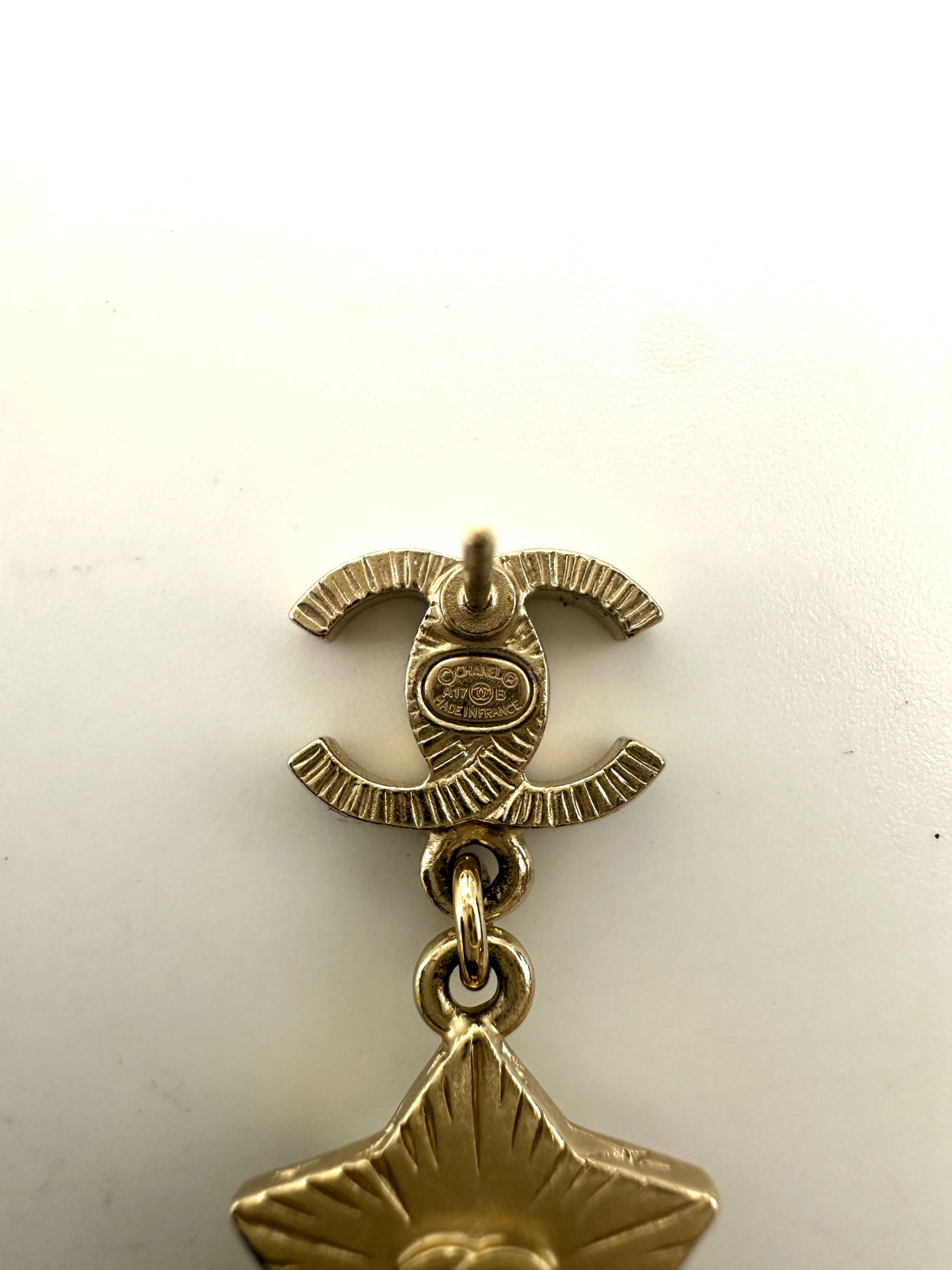 Chanel CC Logo Star Drop Earrings CC1733