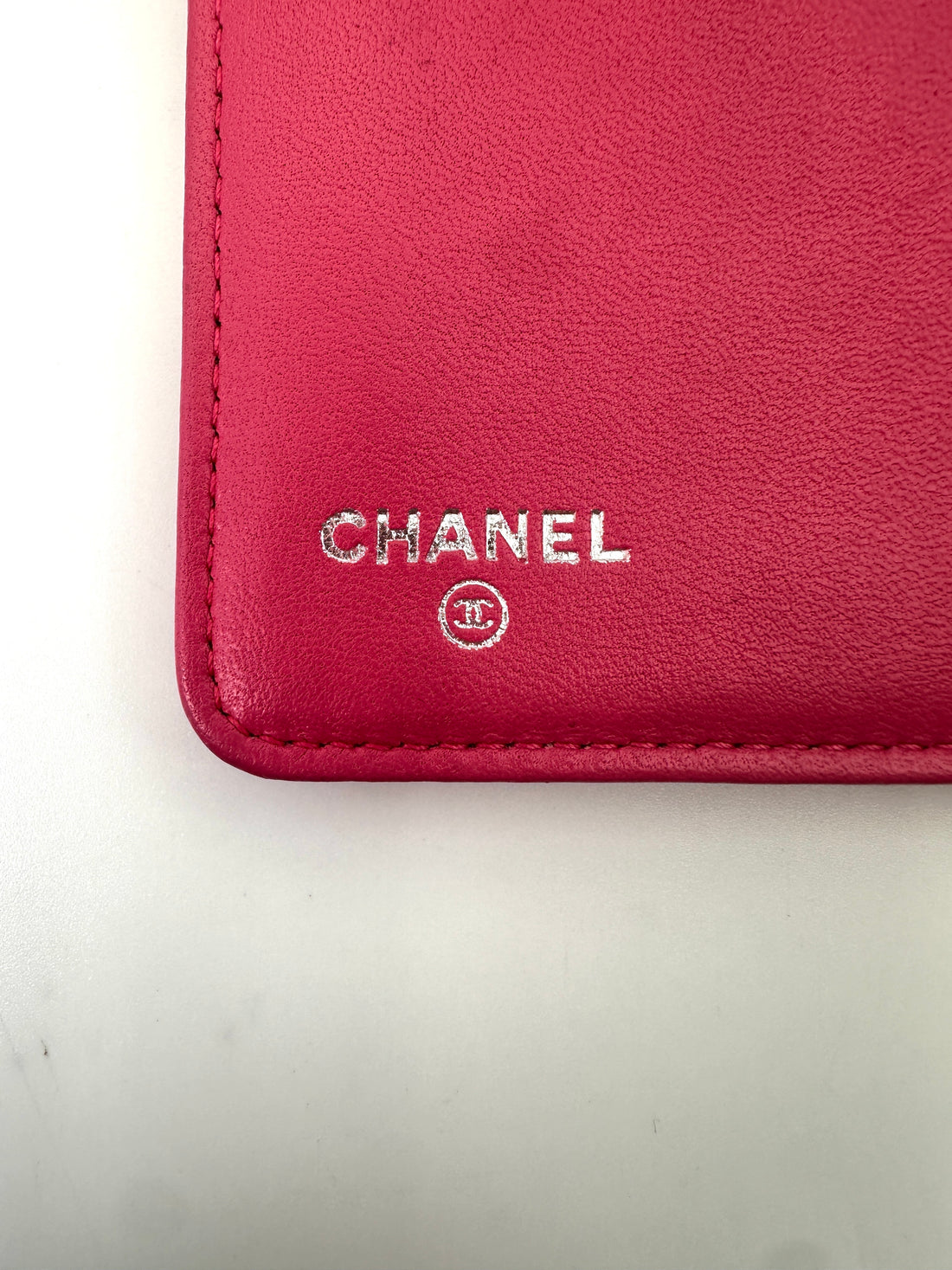 Chanel LeBoy Pink Quilted Leather Wallet With Aged Silver Buckle(19***91) CC1739