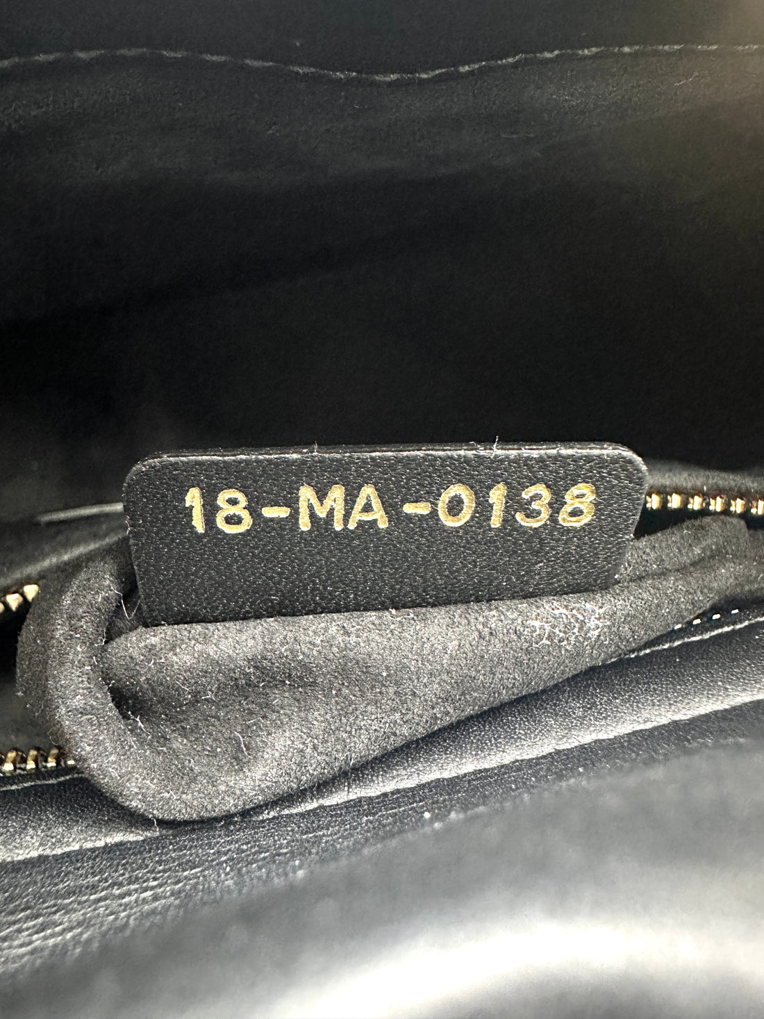 Christian Dior Lady Dior Black Gold "Clovers" Embroidered Handle Bag Wih Gold Charms IRIS138