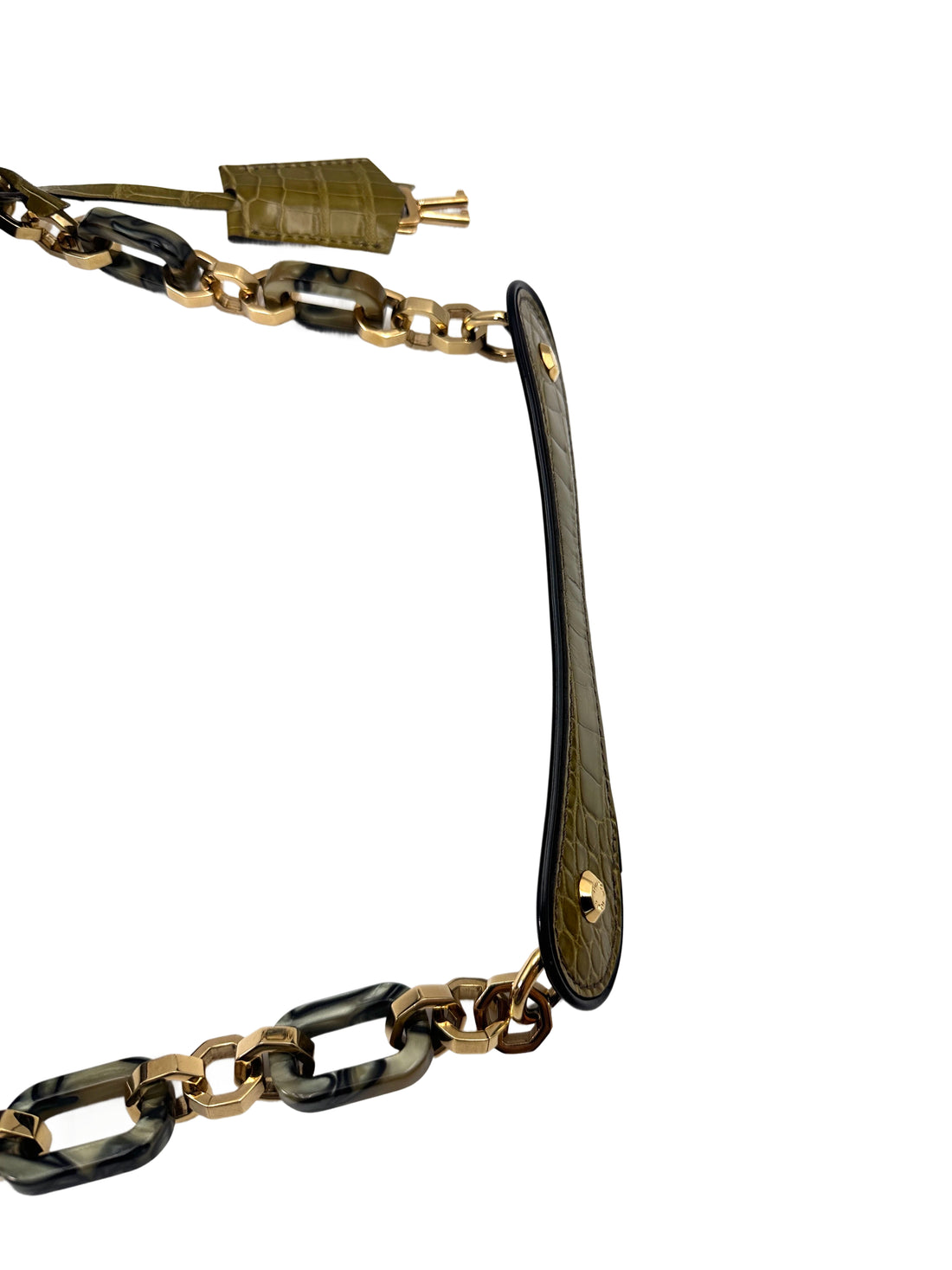 Louis Vuitton Monogram Canvas/Python/Alligator Shoulder Bag IRIS148