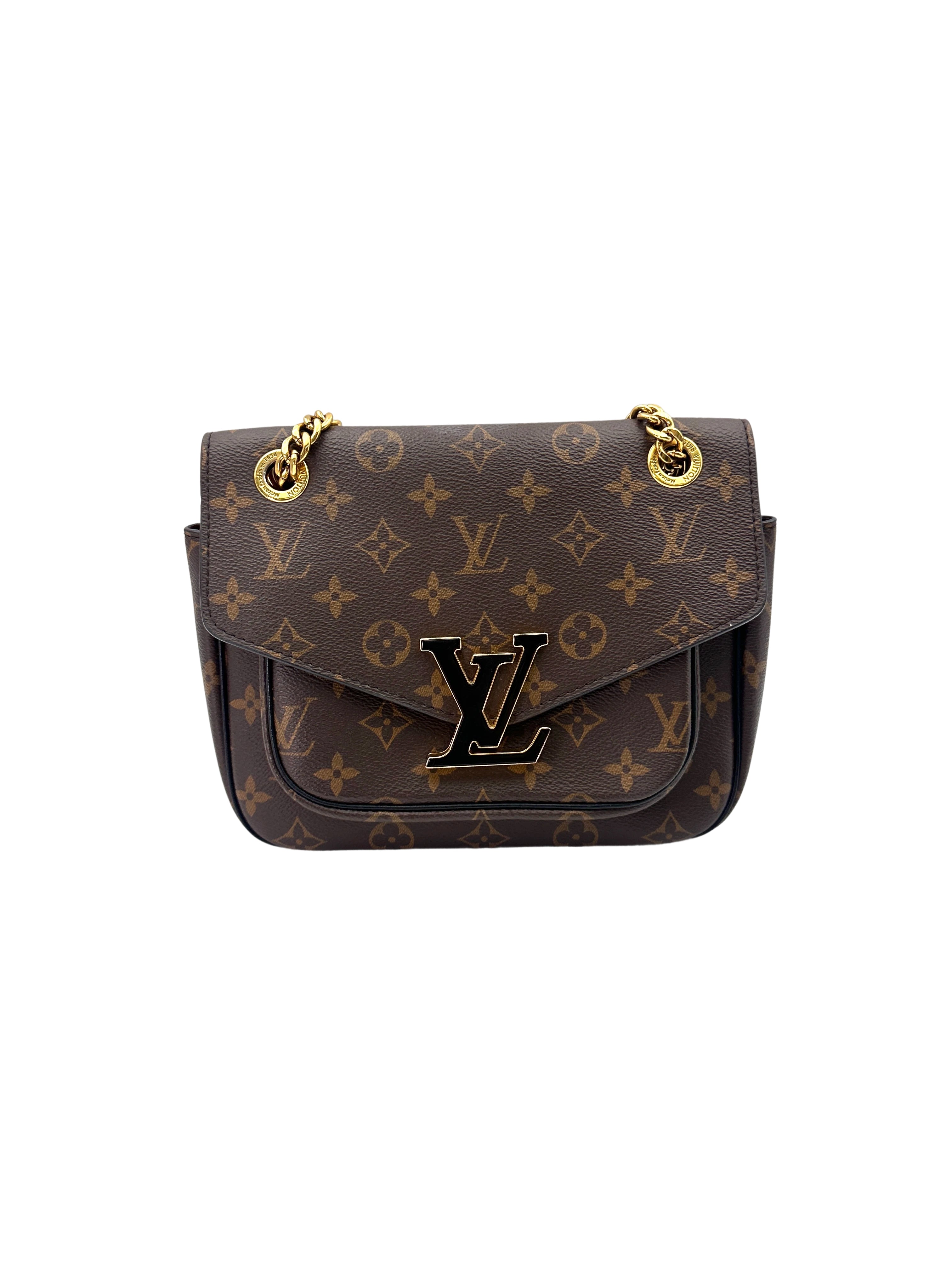 Louis Vuitton Passy Monogram Canvas Chain Bag LV2410