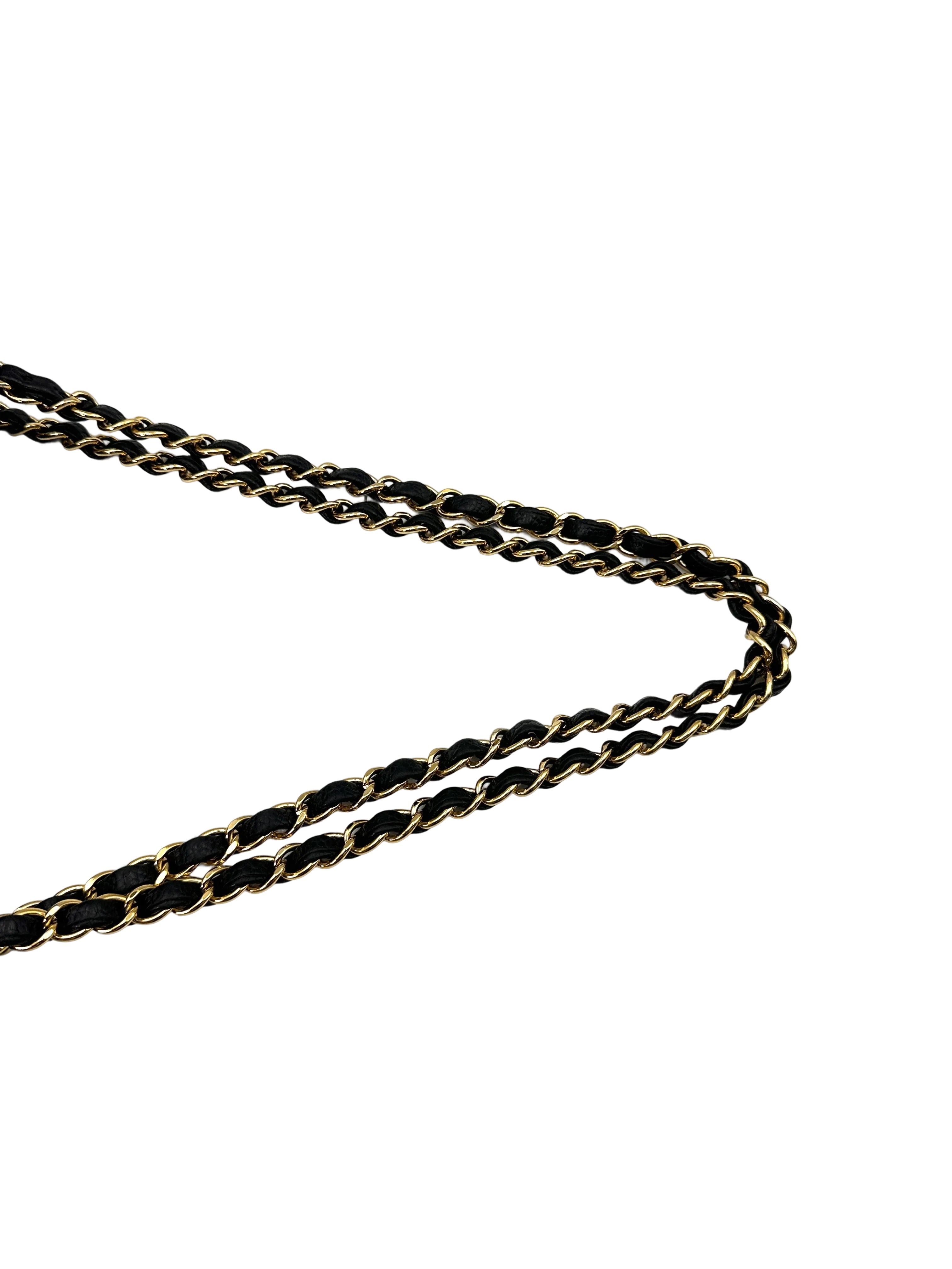 Chanel Classic Flap Black Quilted Calfskin Medium Size Shoulder Bag With Gold Hardware(18***62) CC1740