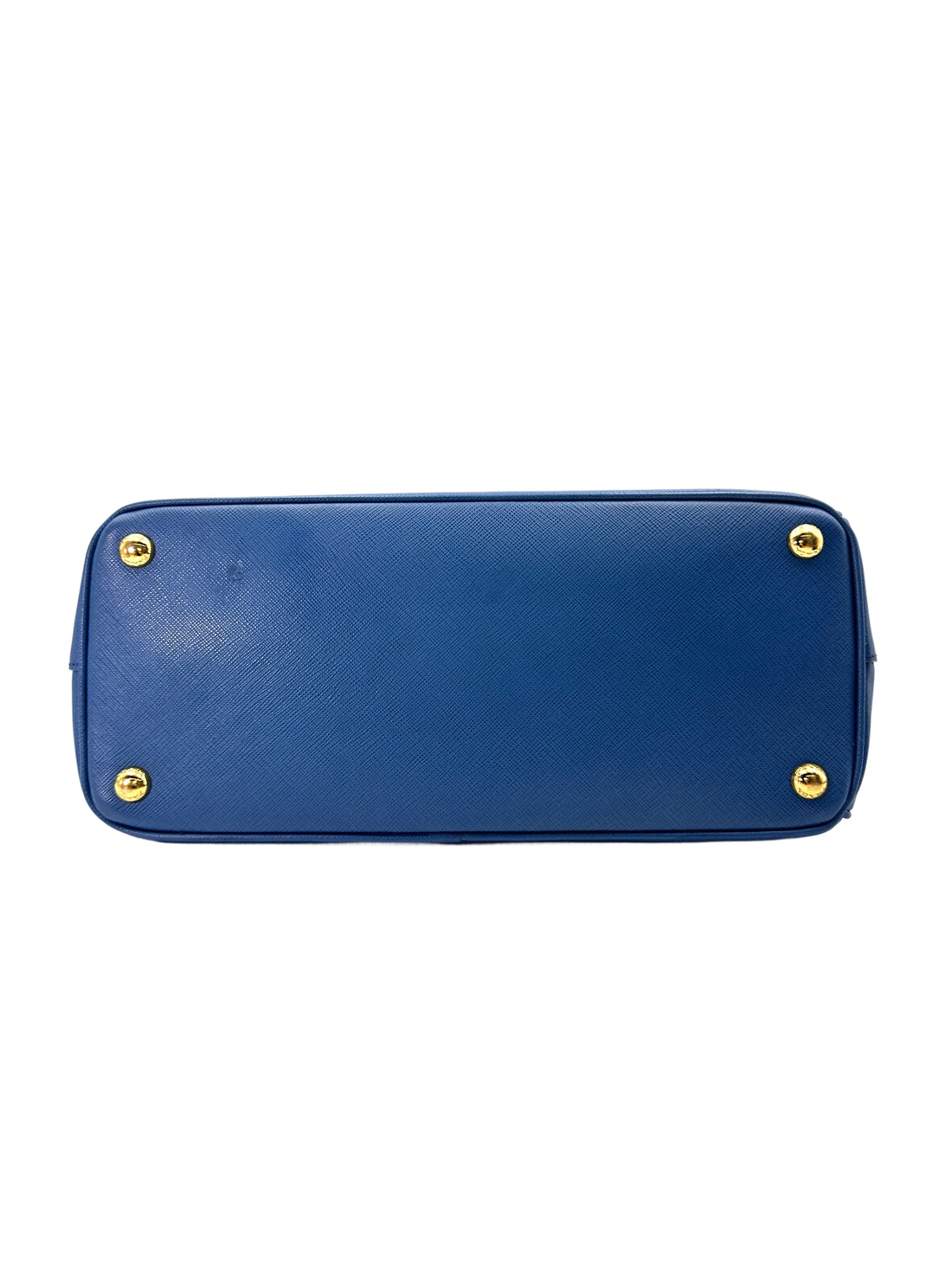 Prada Galleria Blue Saffiano Leather Medium Size Handle Bag PR255