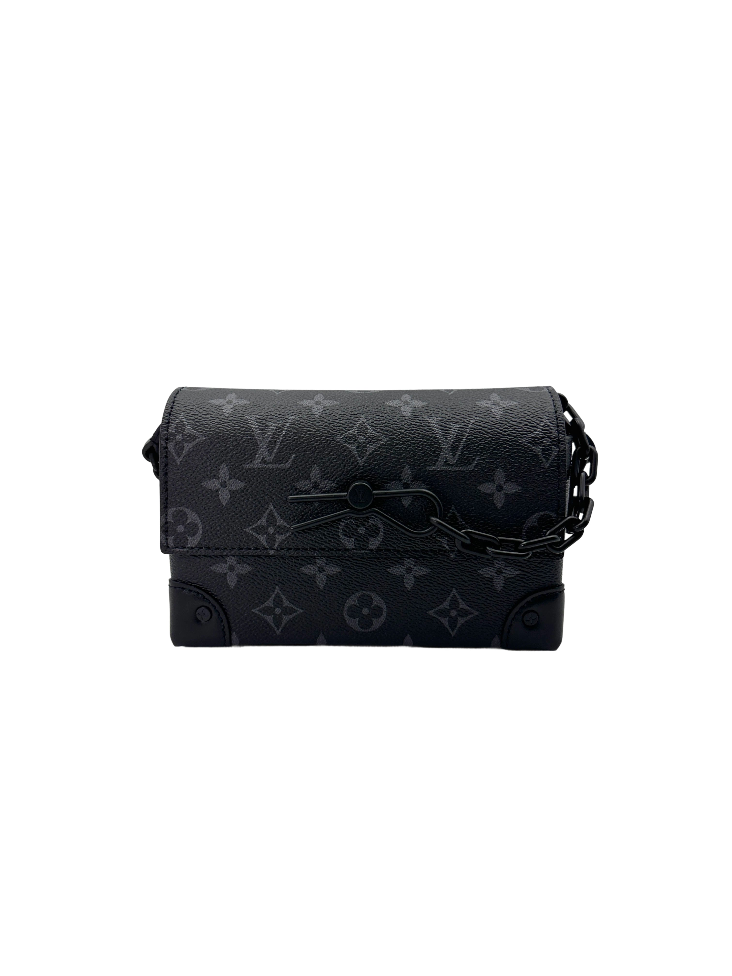 Louis Vuitton Steamer Wearable Black Monogram Eclipse Wallet LV2408