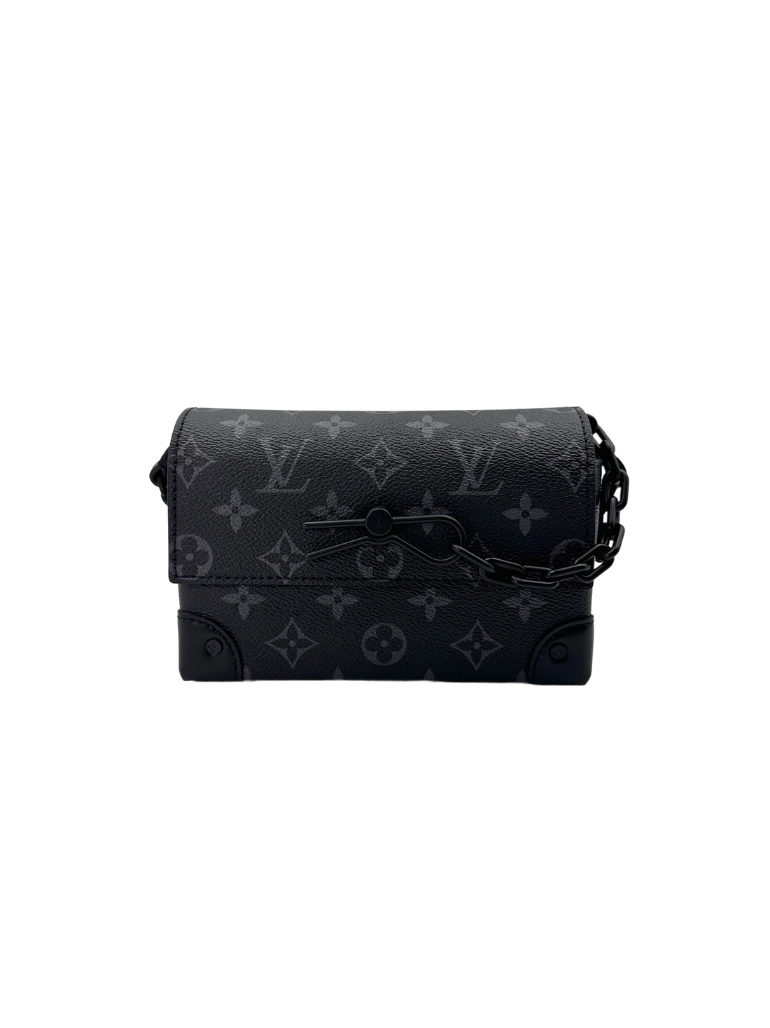 Louis Vuitton Steamer Wearable Black Monogram Eclipse Wallet LV2408