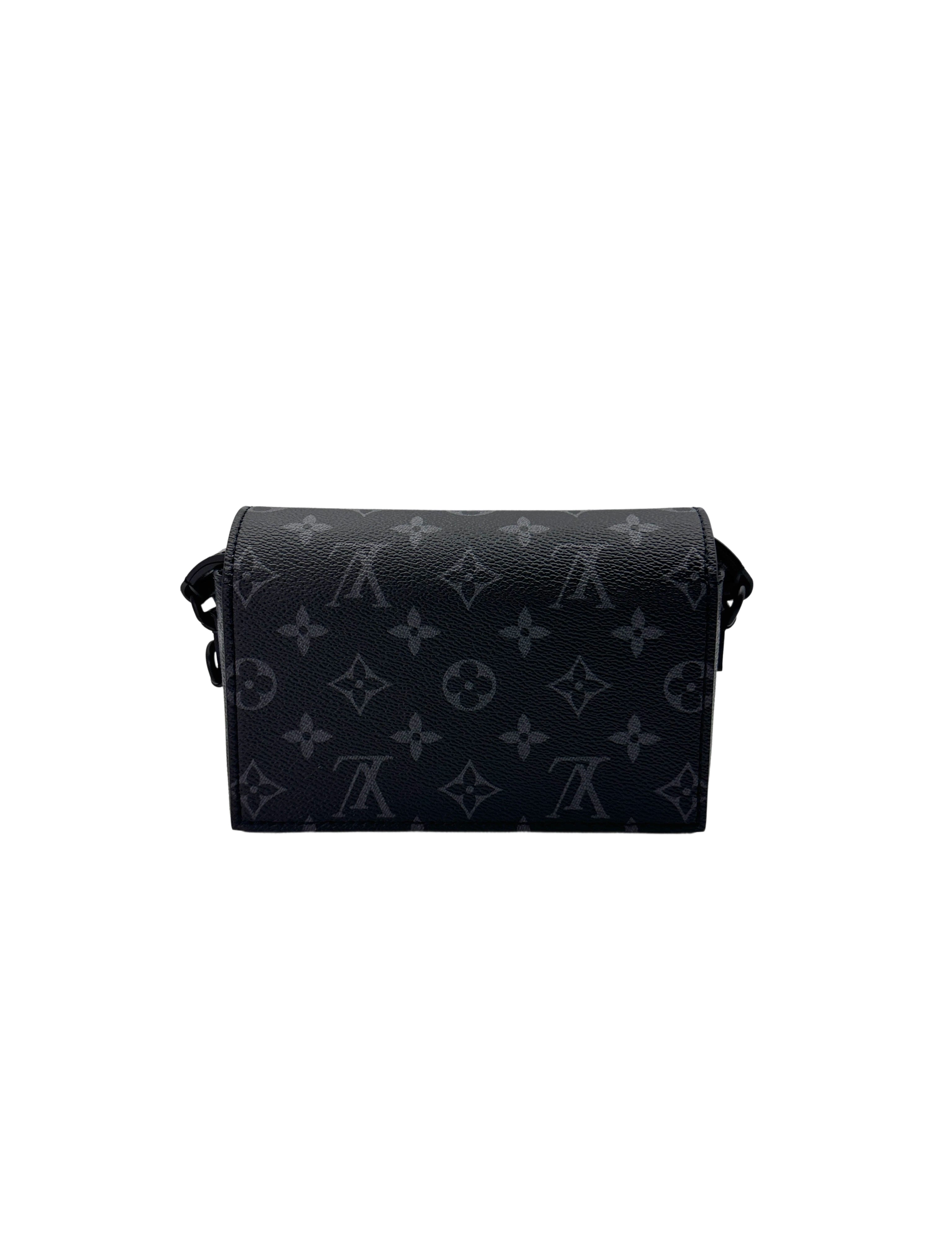 Louis Vuitton Steamer Wearable Black Monogram Eclipse Wallet LV2408