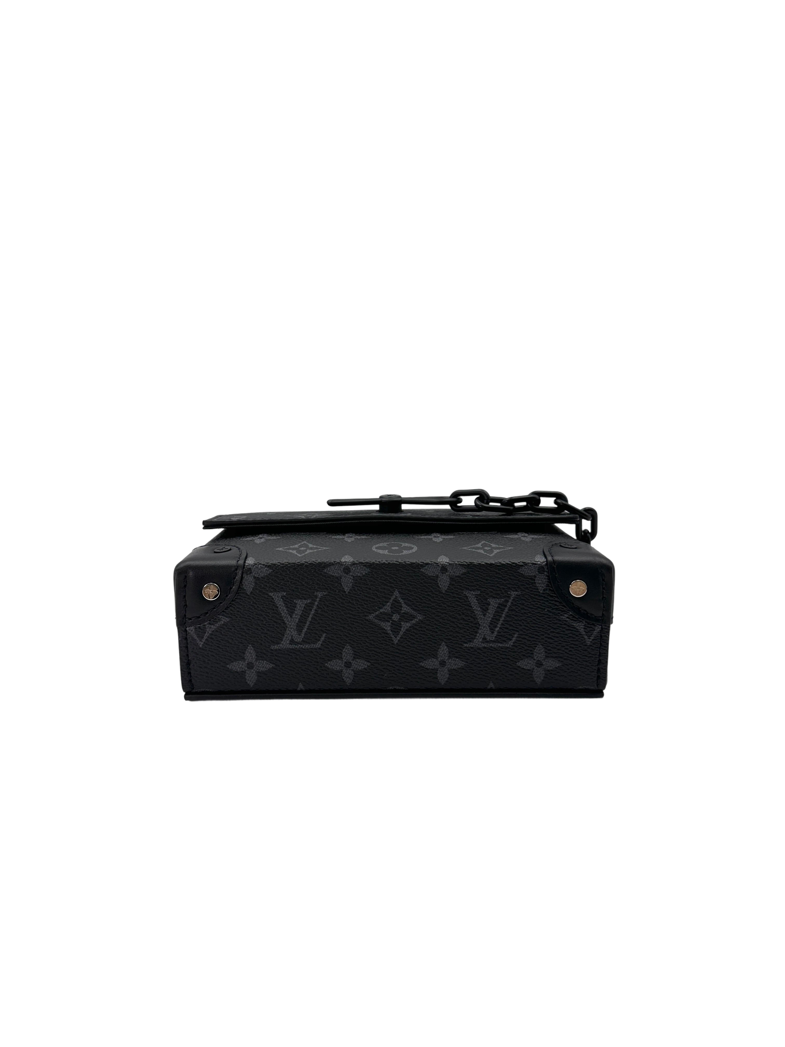 Louis Vuitton Steamer Wearable Black Monogram Eclipse Wallet LV2408