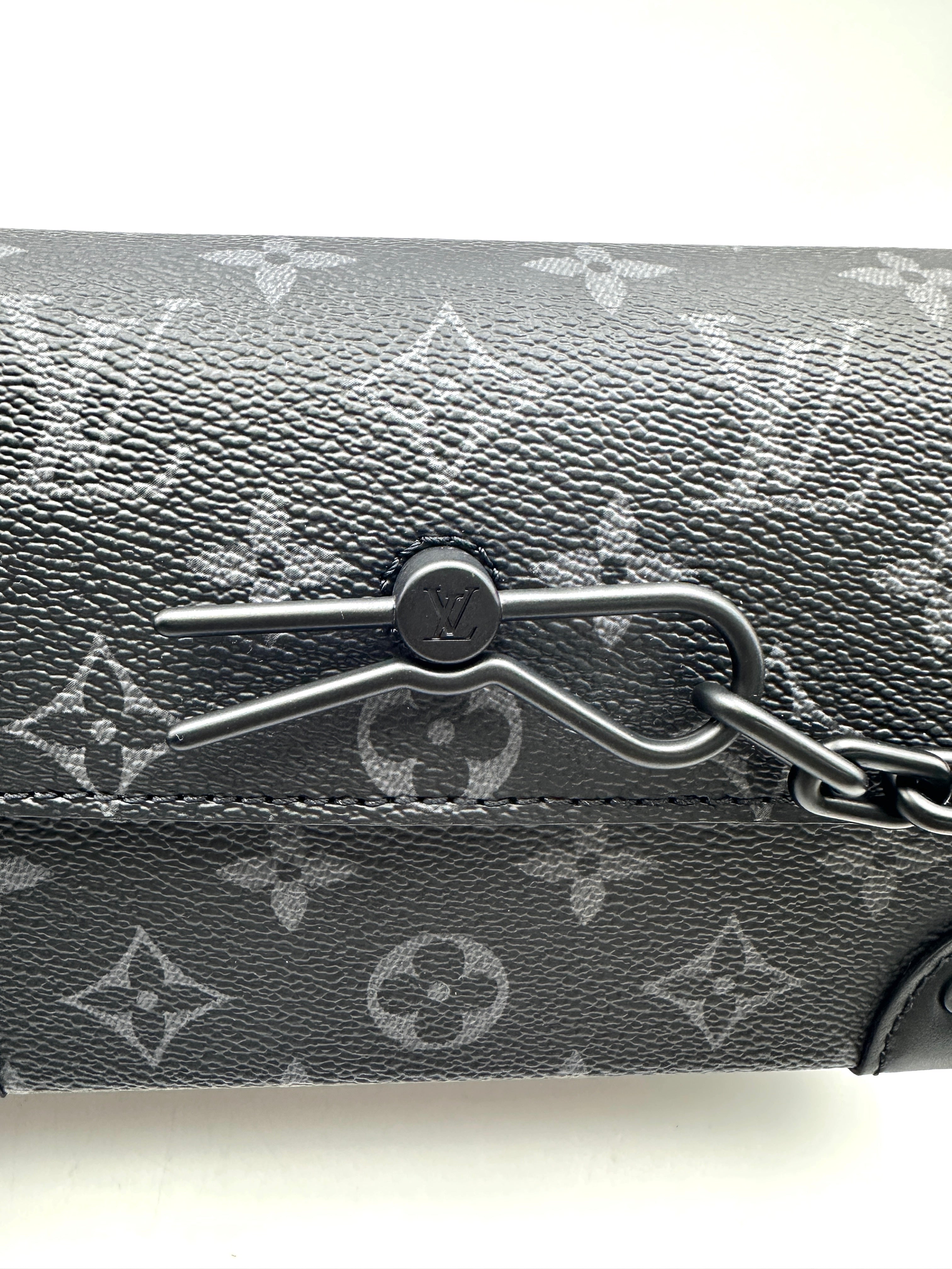 Louis Vuitton Steamer Wearable Black Monogram Eclipse Wallet LV2408