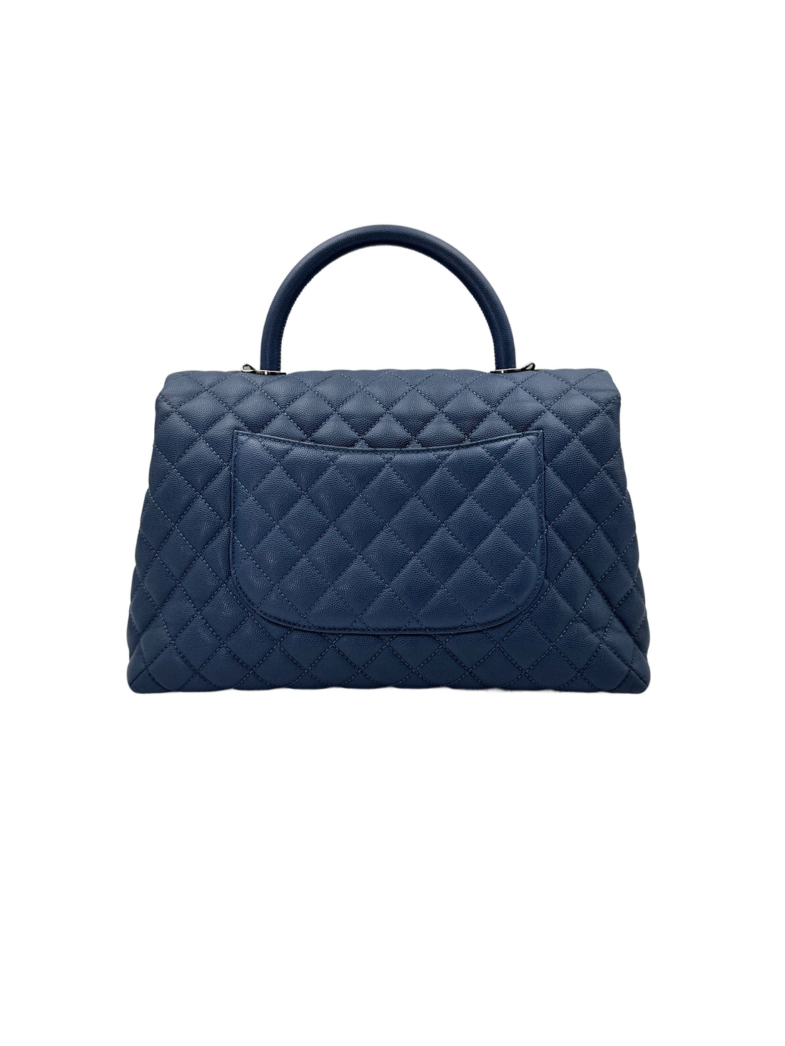 Chanel CoCo Handle Navy Quilted Calfskin Large Size Shoulder Bag(23***80) CC1742