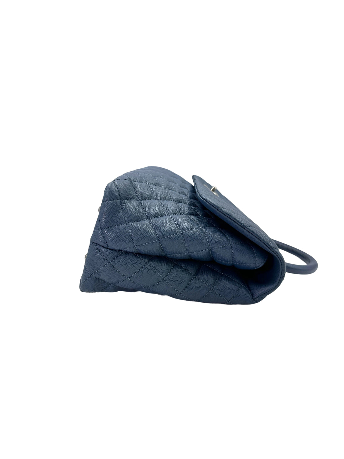 Chanel CoCo Handle Navy Quilted Calfskin Large Size Shoulder Bag(23***80) CC1742