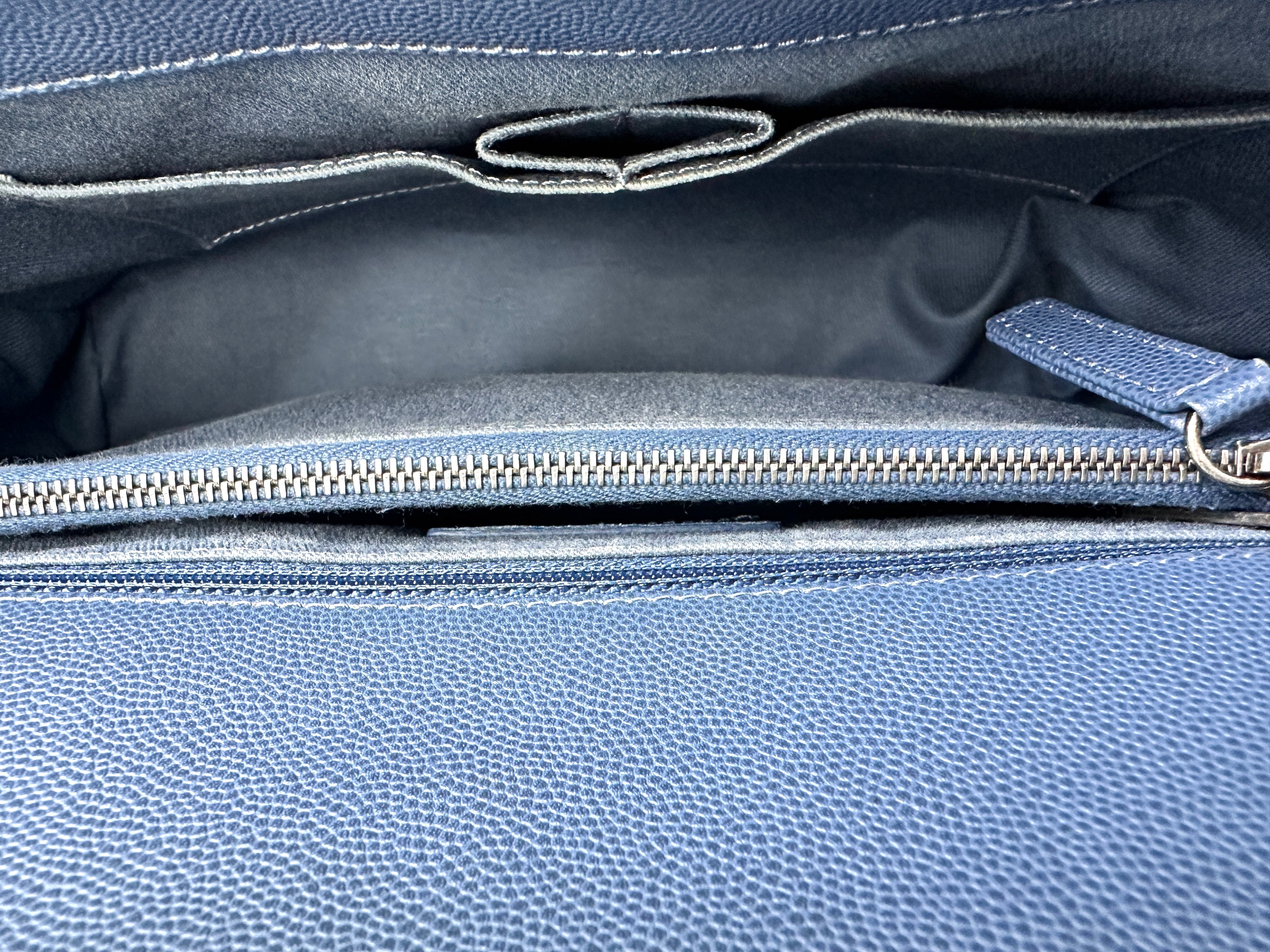 Chanel CoCo Handle Navy Quilted Calfskin Large Size Shoulder Bag(23***80) CC1742