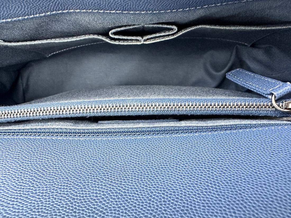 Chanel CoCo Handle Navy Quilted Calfskin Large Size Shoulder Bag(23***80) CC1742