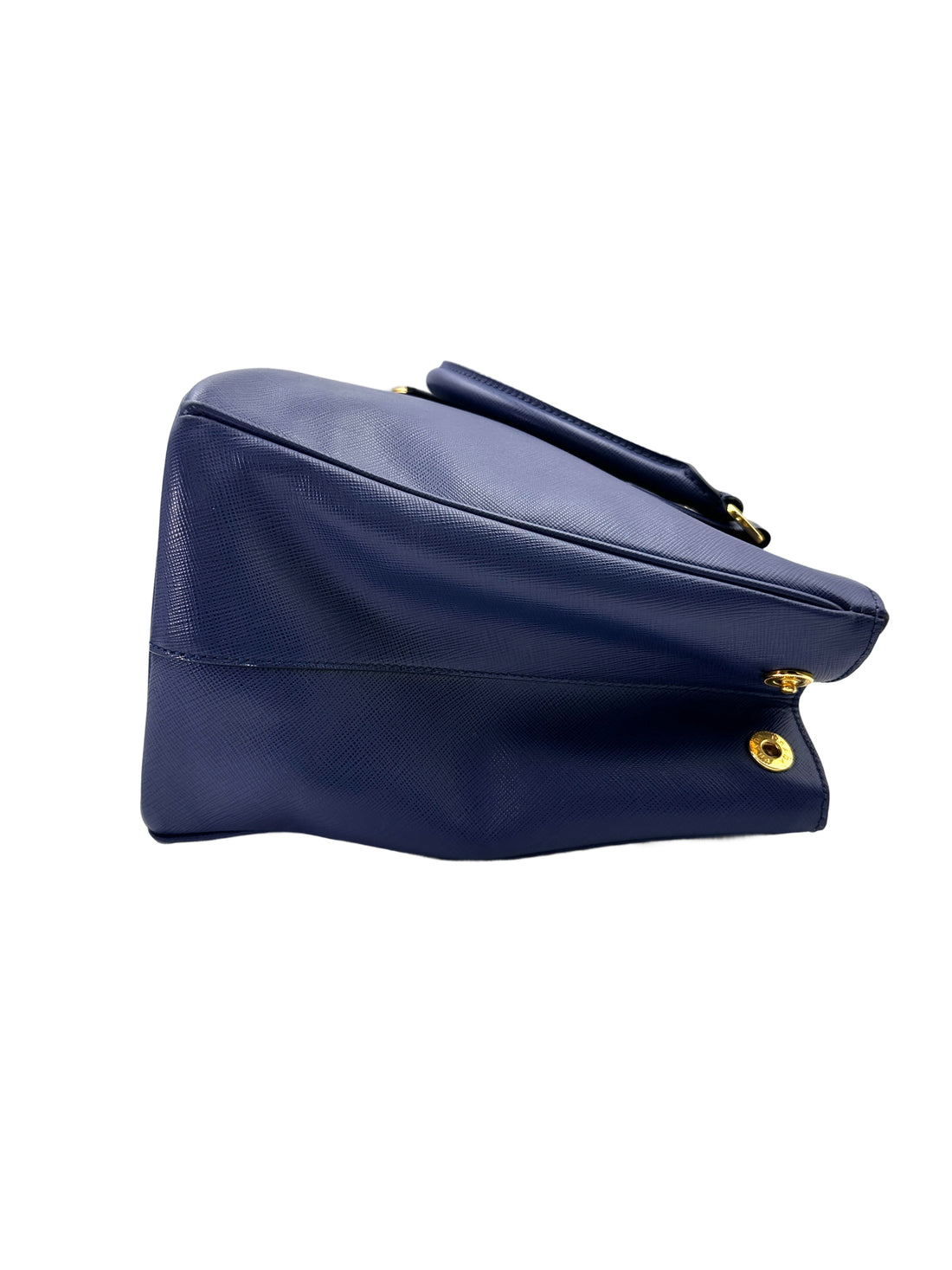 Prada Galleria Navy Saffiano Leather Large Size Handle Bag PR256