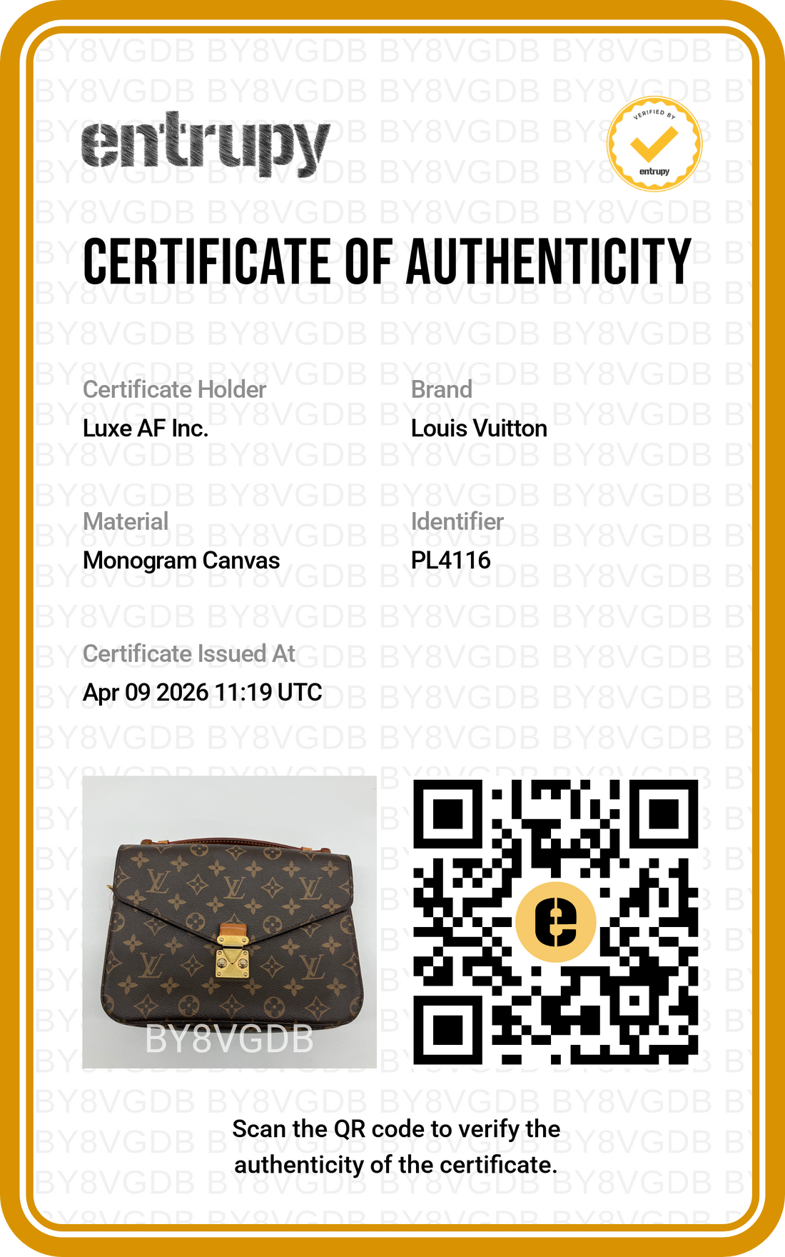 Louis Vuitton Monogram Canvas Pochette Metis LV2416