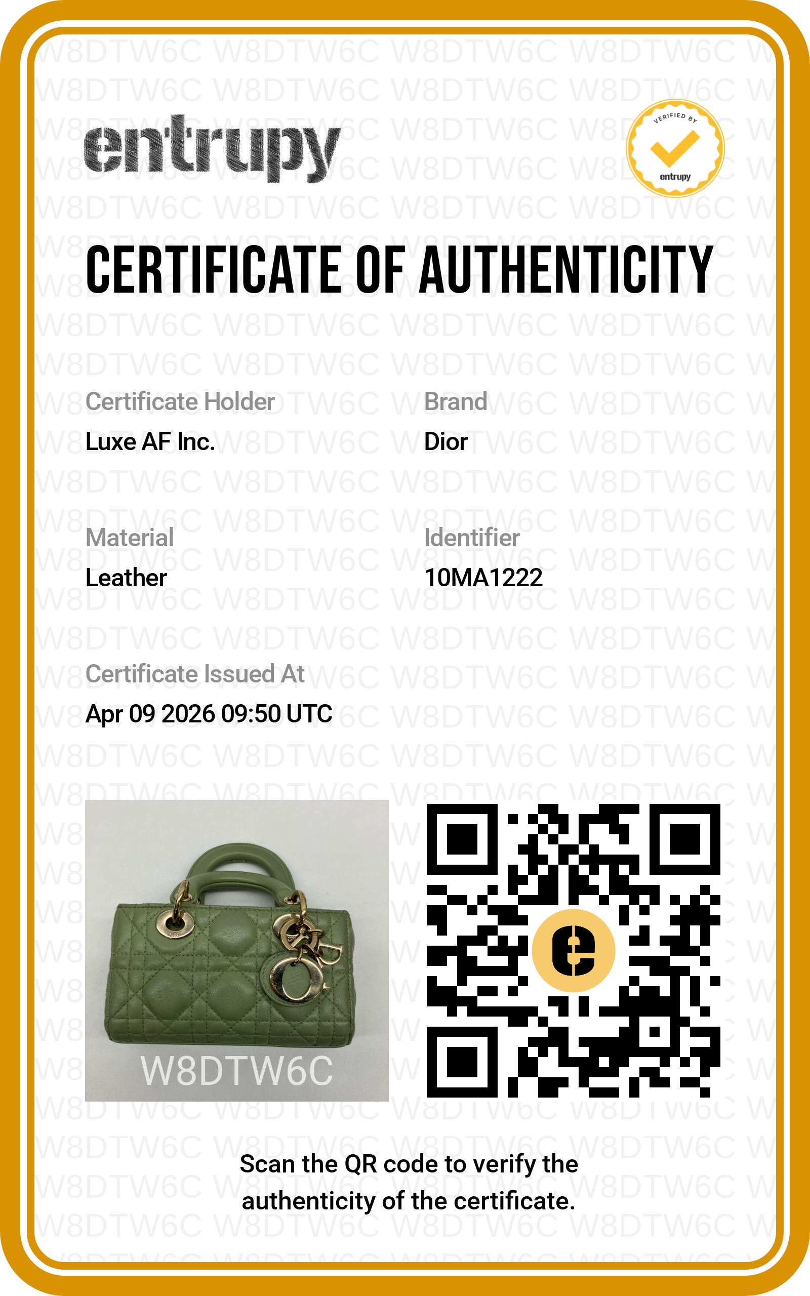 Christian Dior Lady D-Joy Green Cannage Lambskin Mini Handle Bag With Gold Charms IRIS159