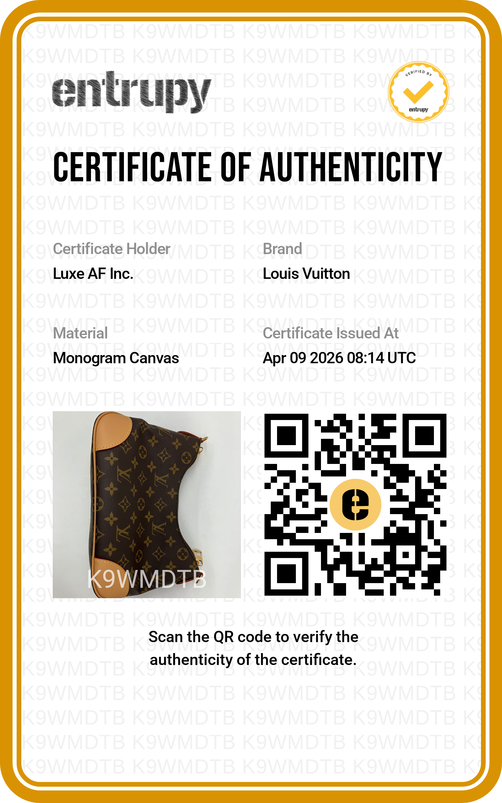 Louis Vuitton Boulogne Monogram Canvas Shoulder Bag LVD