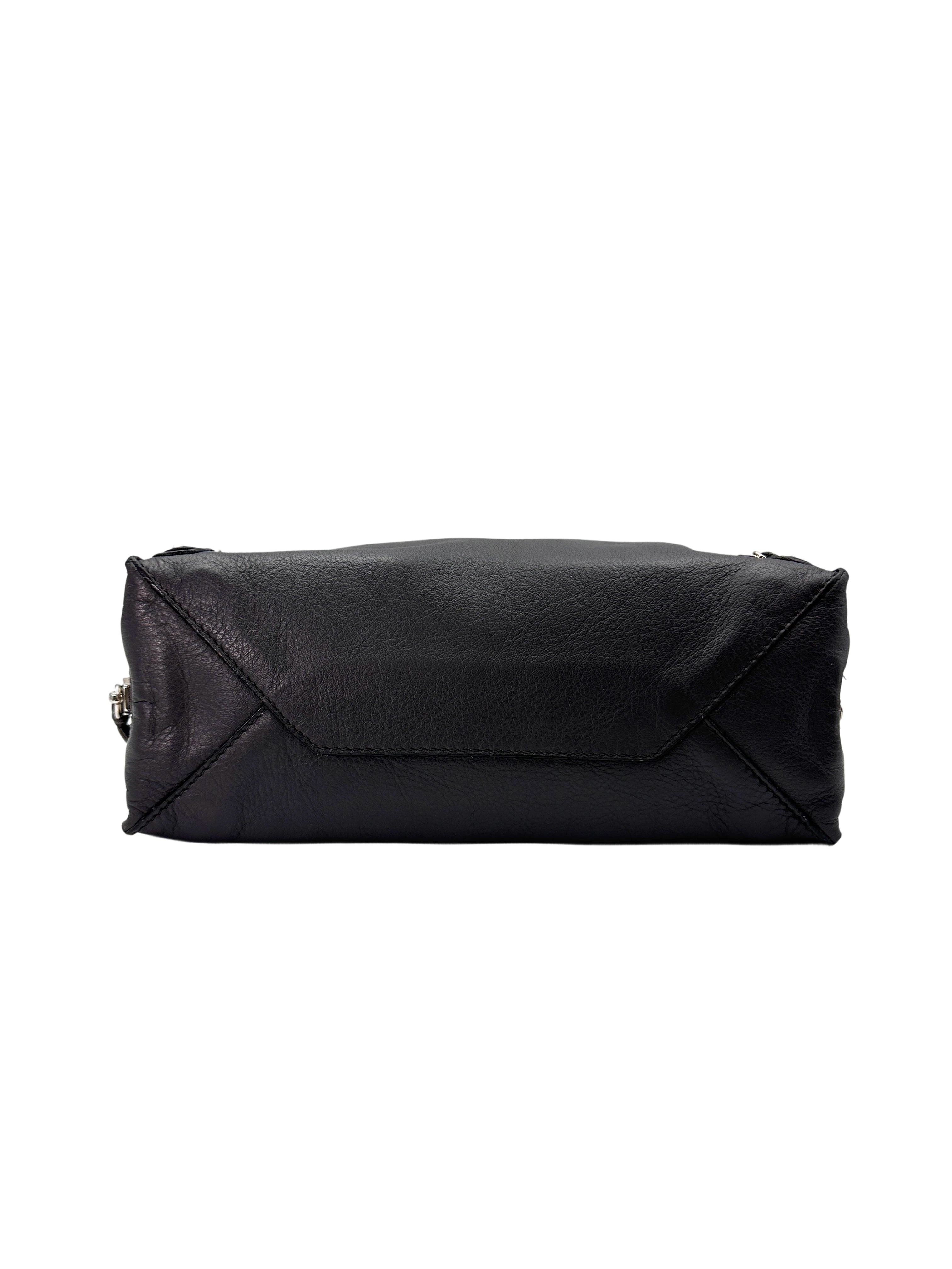 Balenciaga Papier A6 Grey Leather Handle Bag BB62