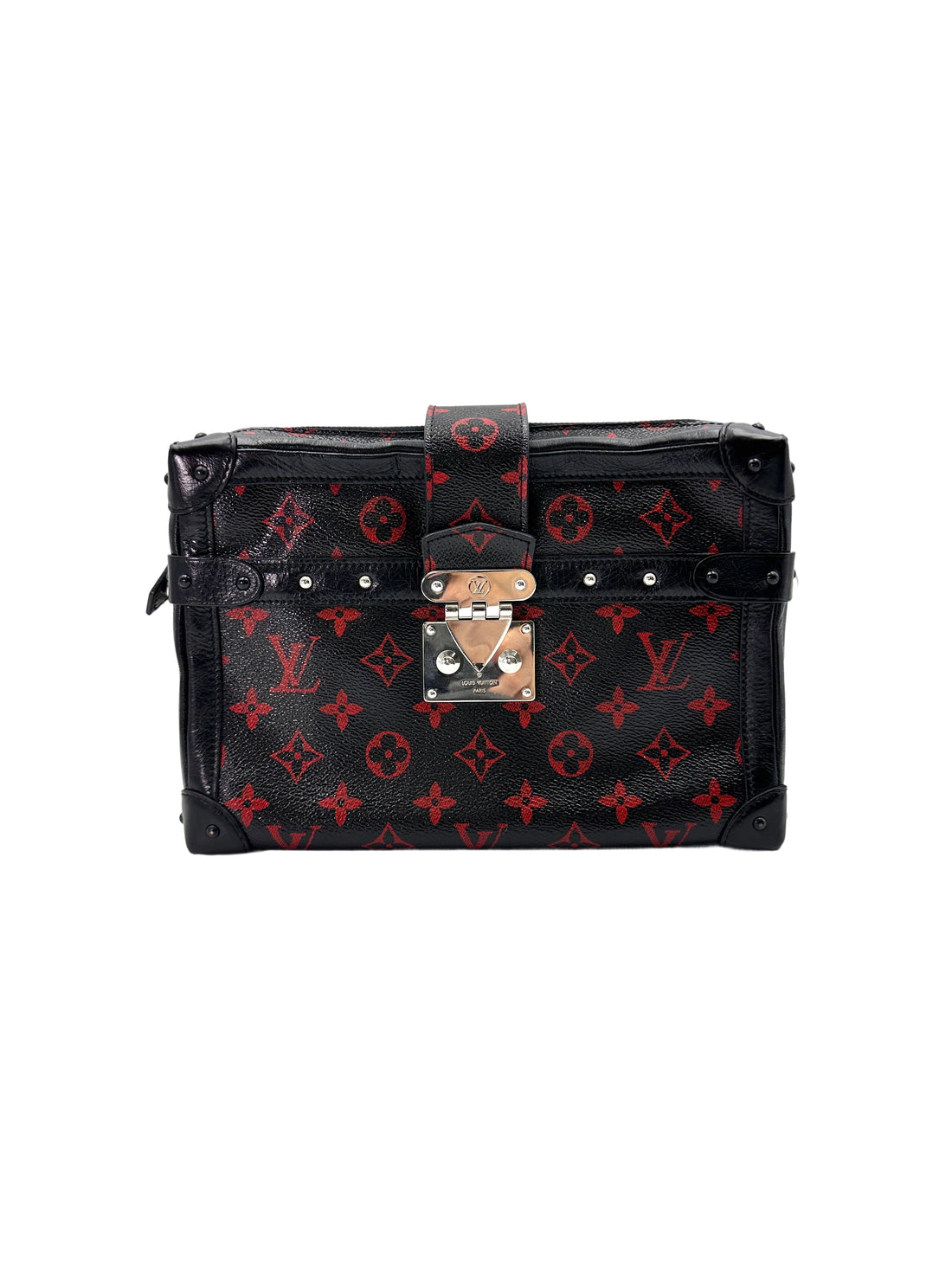 Louis Vuitton Petite Malle Black/Red Monogram Infrarouge Soft Bag LV2413