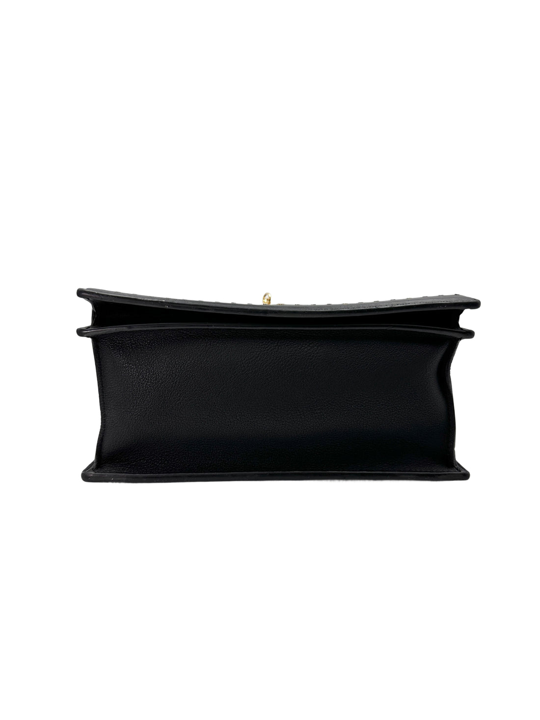 Louis Vuitton Cour Marly Black Taurillon Studded Leather Handle Bag LV2414