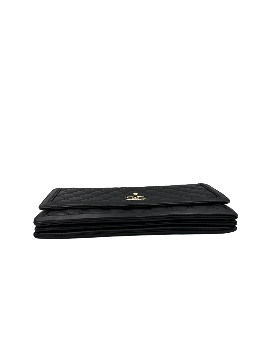 Chanel Classic Flap Black Quilted Lambskin Shoulder Bag(22***88) IRIS152