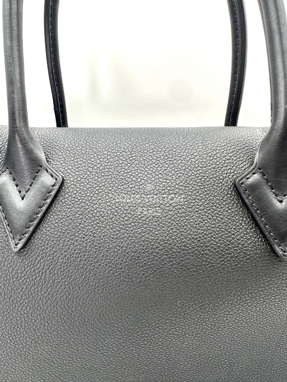 Louis Vuitton Black Veau Cachemire Monogram Tuffetage Handle Bag LV2417