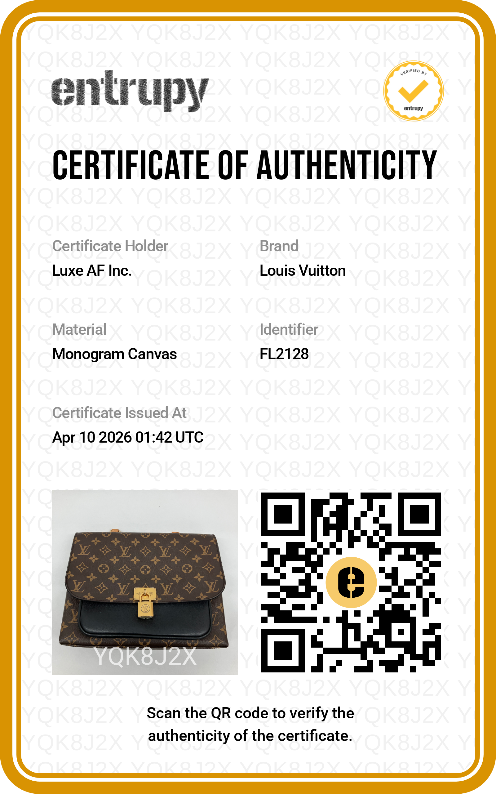 Louis Vuitton Marignan Monogram Canvas Handle Bag LV2412
