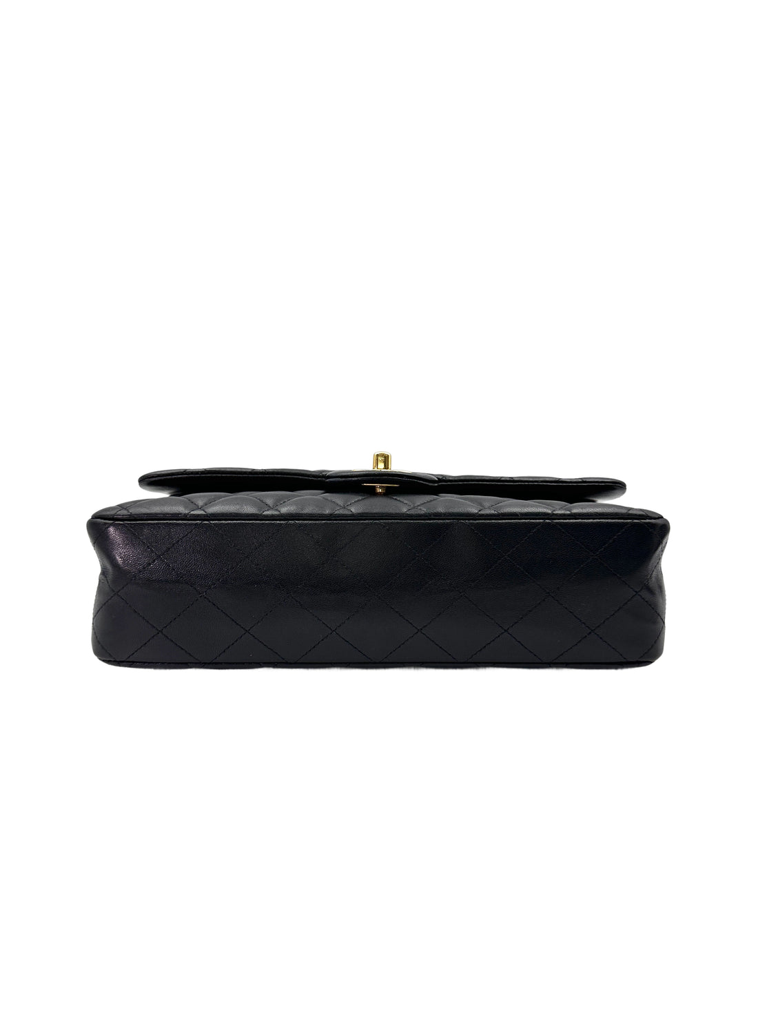 Chanel Classic Flap Black Quilted Lambskin Medium Size Shoulder Bag(25***88) CC1750