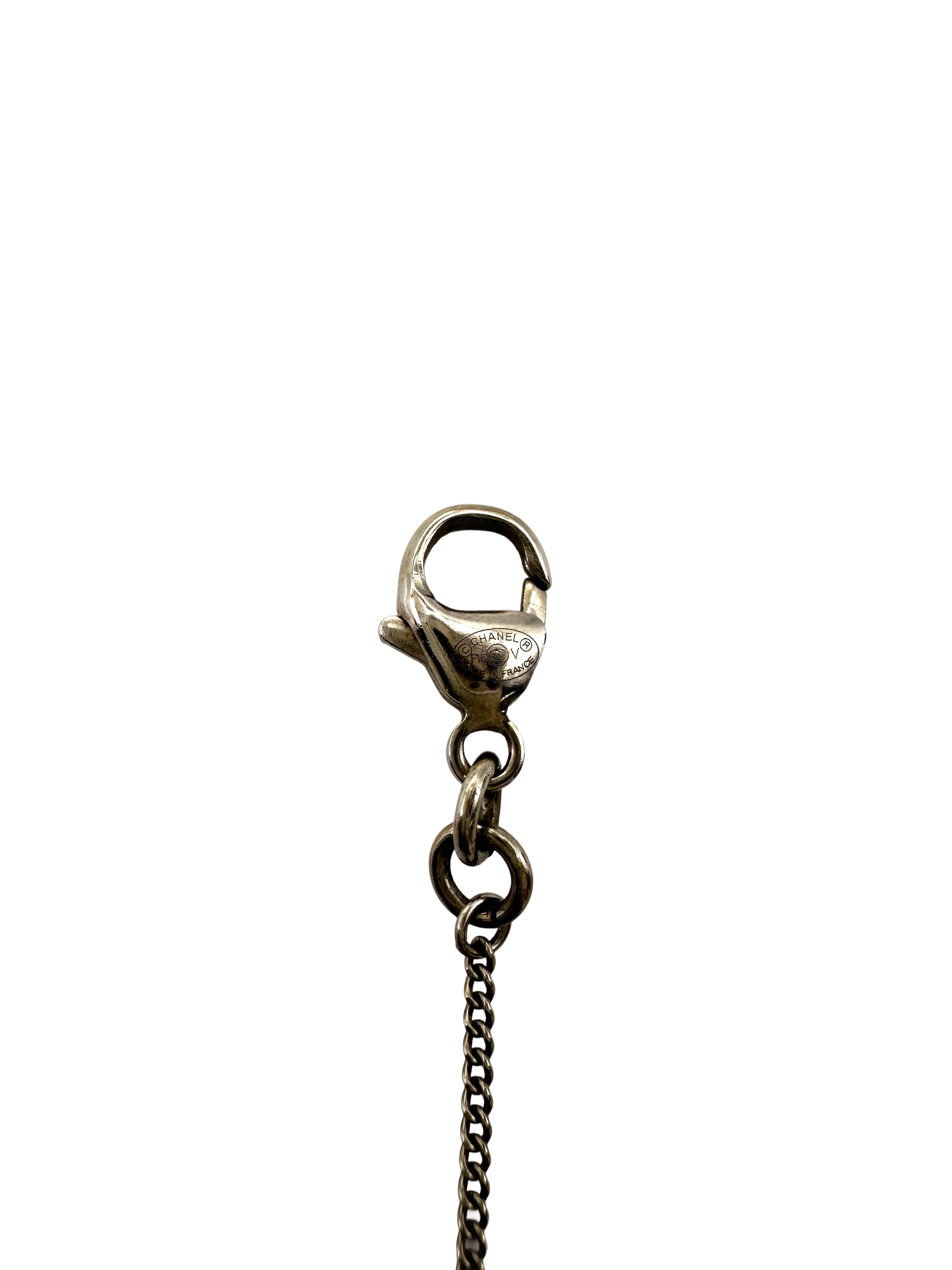 Chanel Crystal Star CC Logo Pendant Necklace CC1756